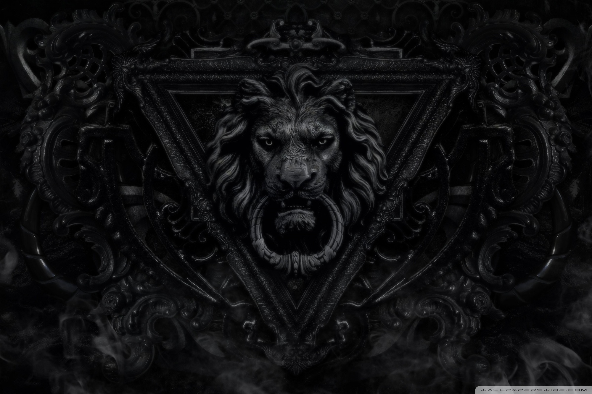 Dark Gothic Lion Ultra HD Desktop Background Wallpaper for 4K UHD TV, Multi Display, Dual Monitor, Tablet
