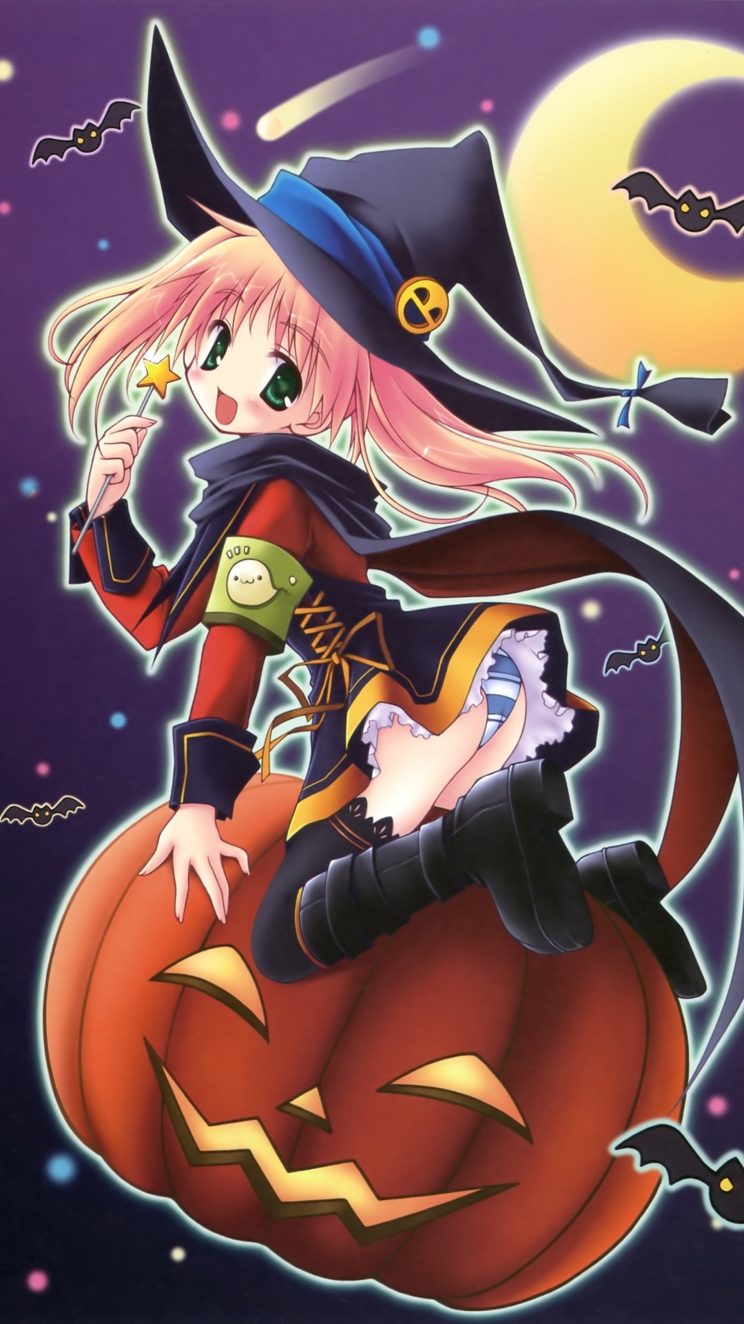 HD wallpaper: Danganronpa, Halloween, witch, anime girls, Jack O Lantern |  Wallpaper Flare