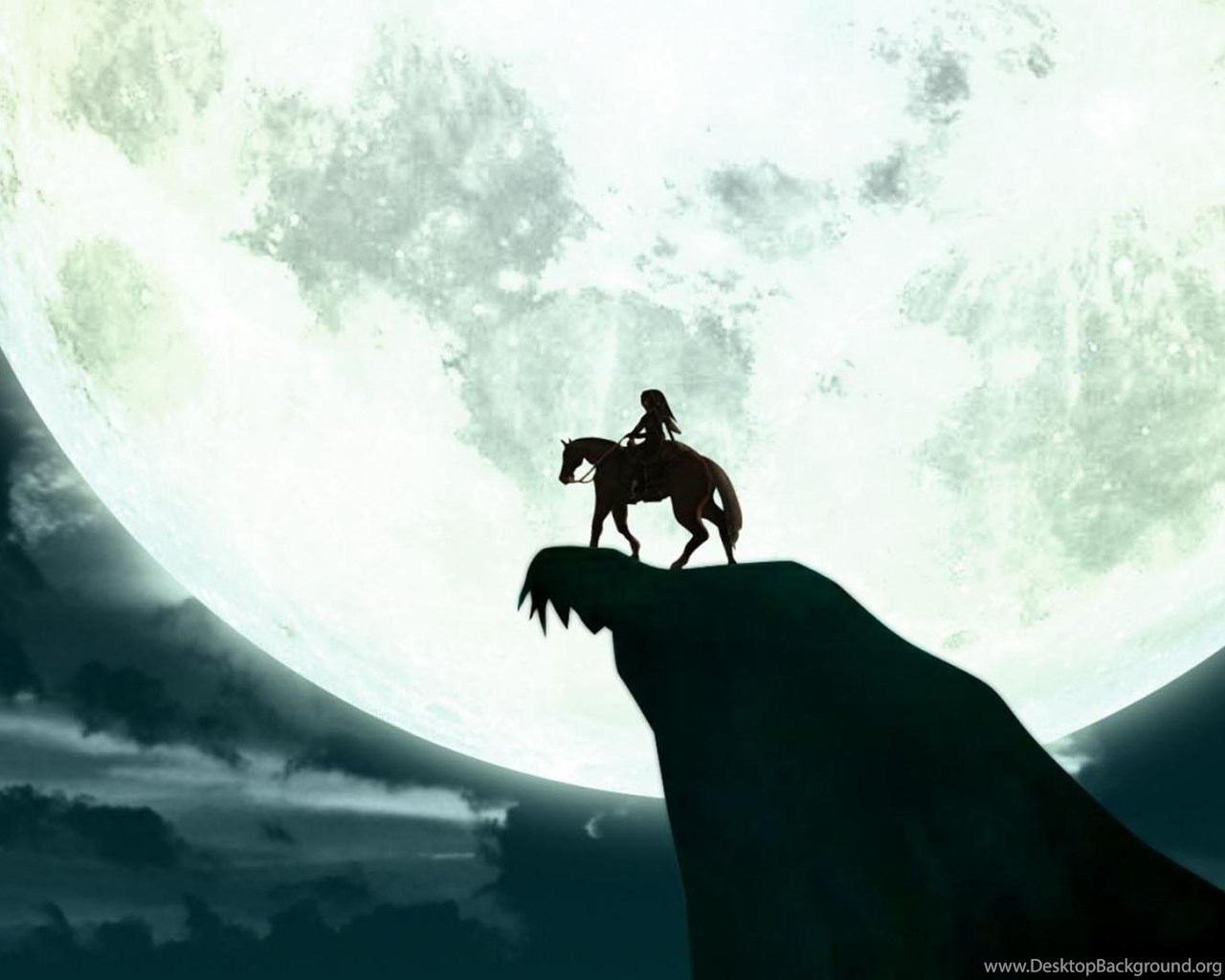 Link Zelda Alone Heroes Horse Moon Rock Anime Cartoon HD Wallpaper. Desktop Background