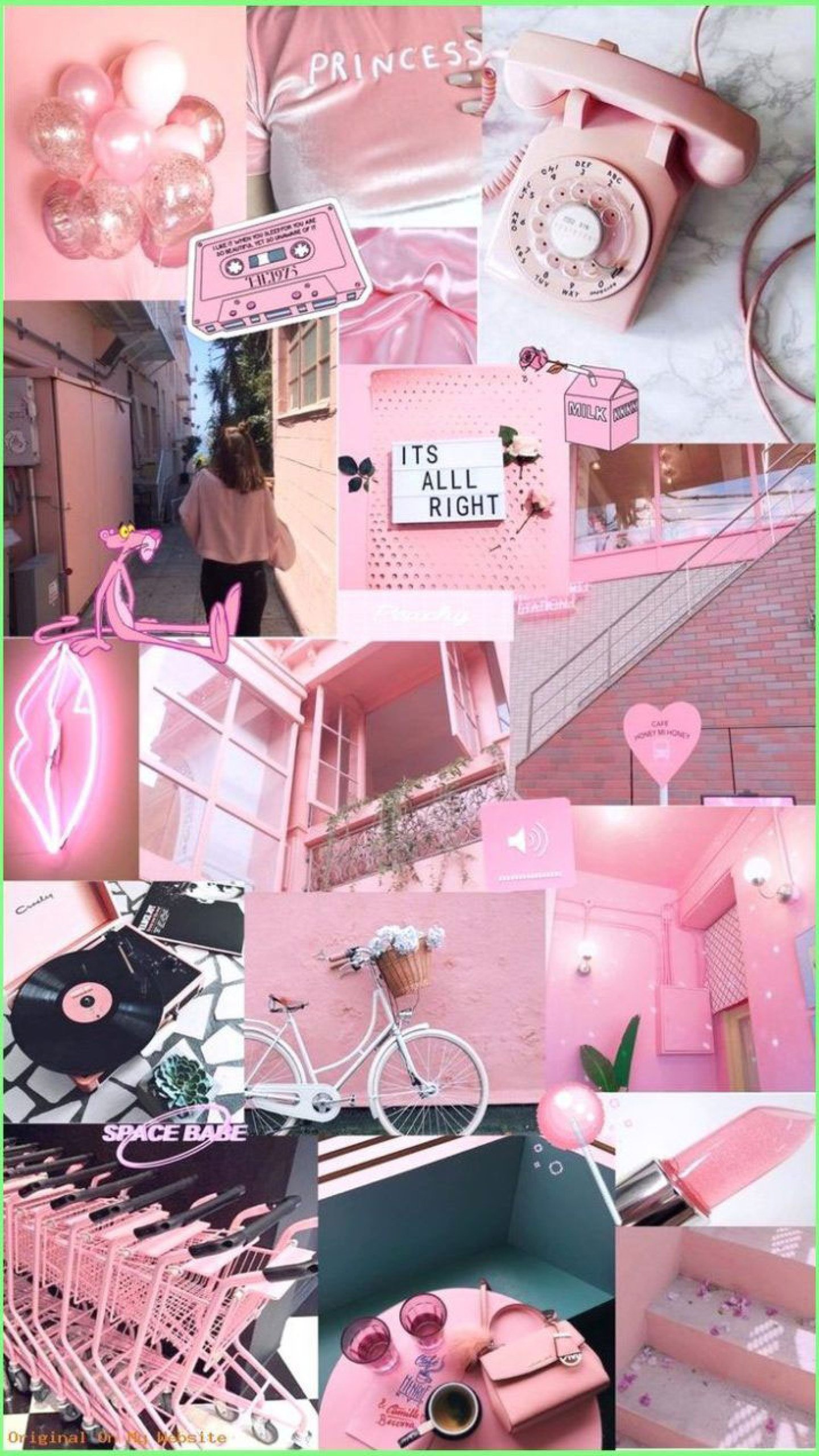Pink aesthetic collage wallpaper • Wallpaper For You HD Wallpaper For Desktop & Mobile
