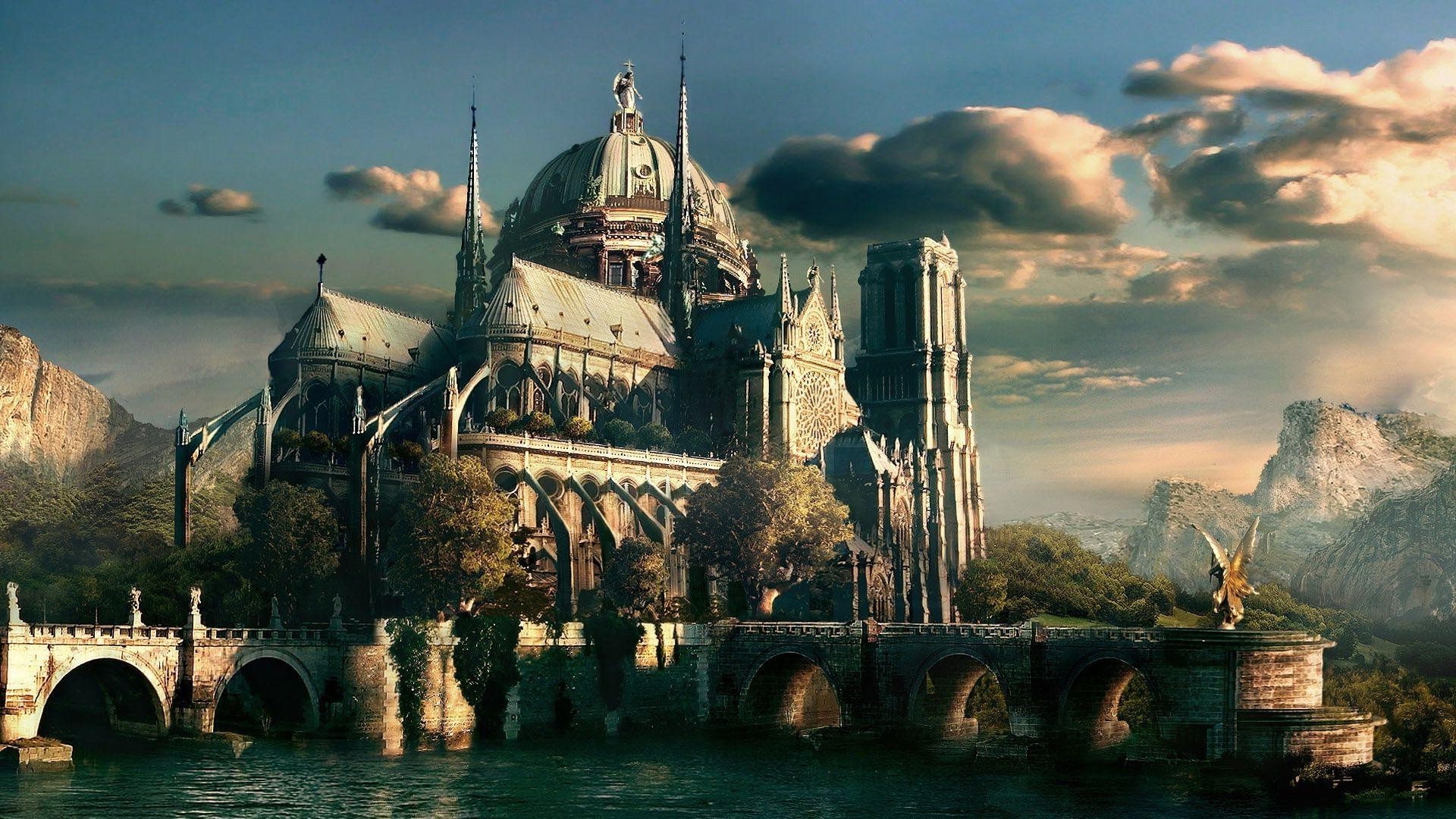The old castle wallpaper (phone background)