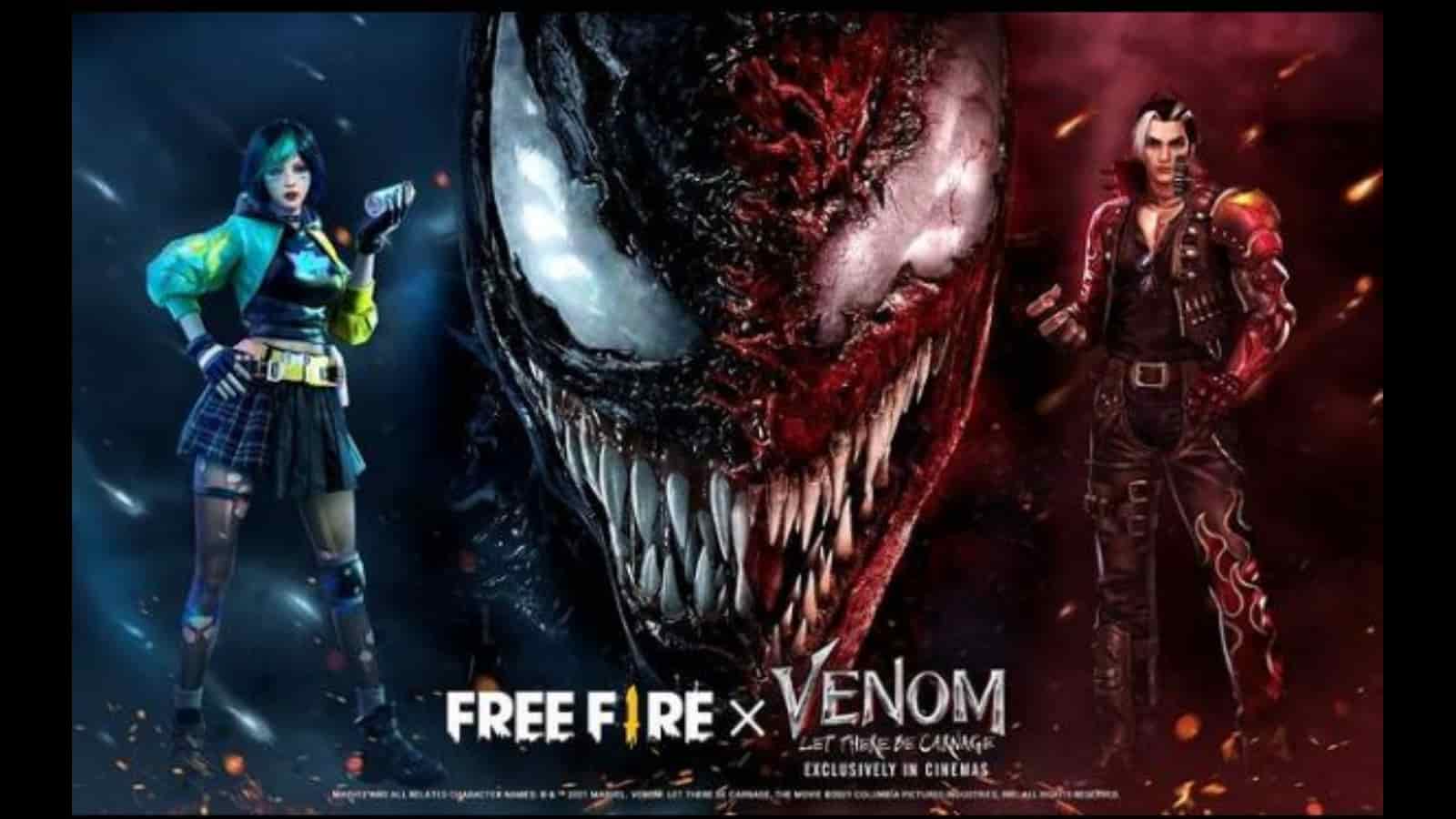 Garena teases Free Fire x Venom 2 collaboration: Here are its rewards FirstSportz