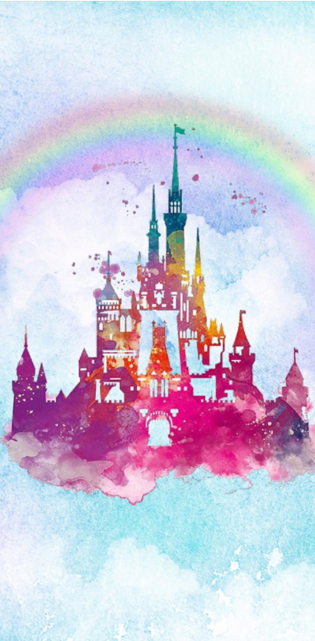 Rainbow Castle wallpaper