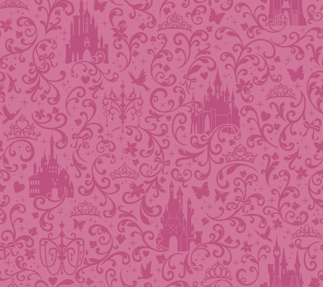 Pink Disney Princess Castle
