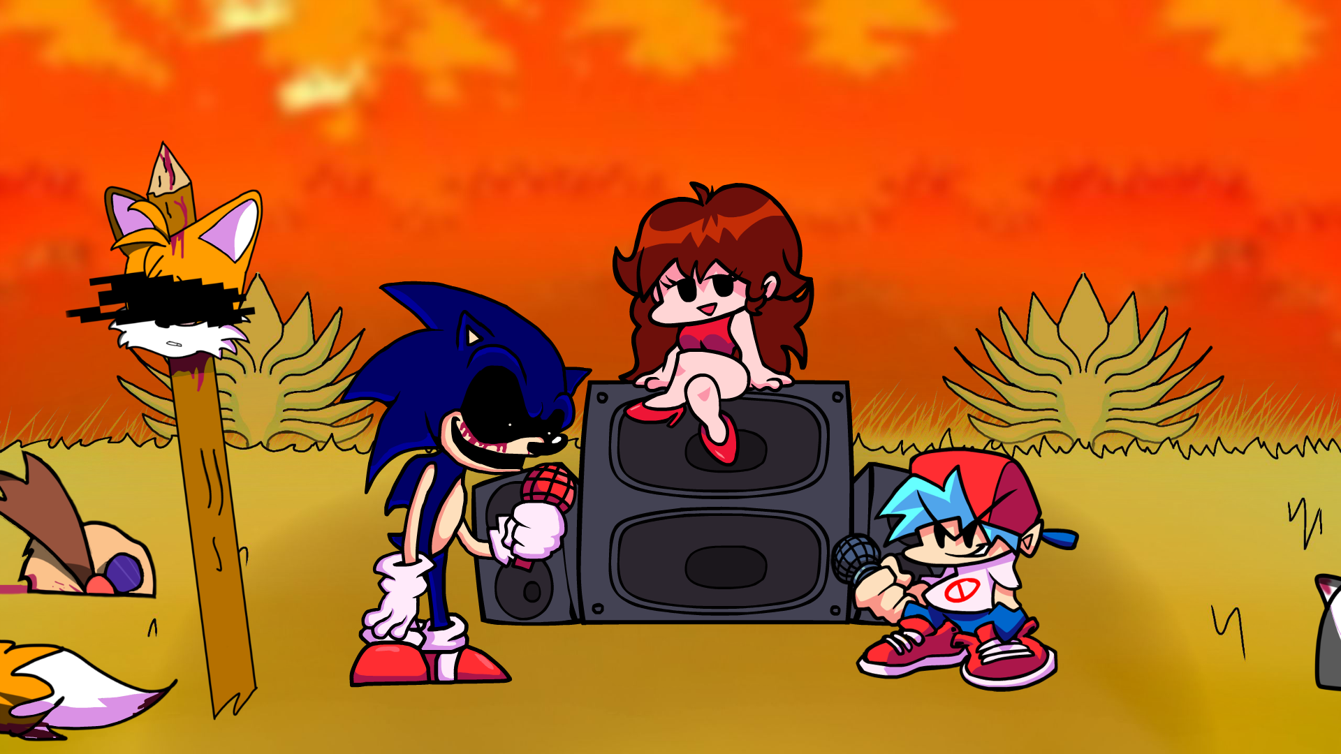 Sonic FNF Wallpapers - Wallpaper Cave