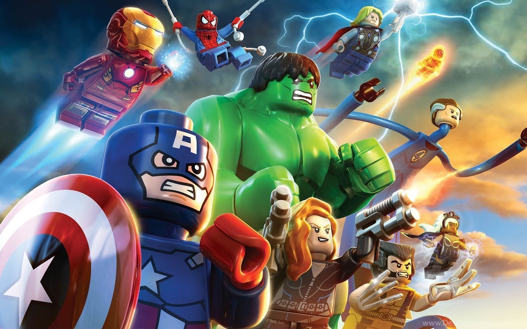 Lego Marvel Super Heroes HD Wallpaper Desktop Background