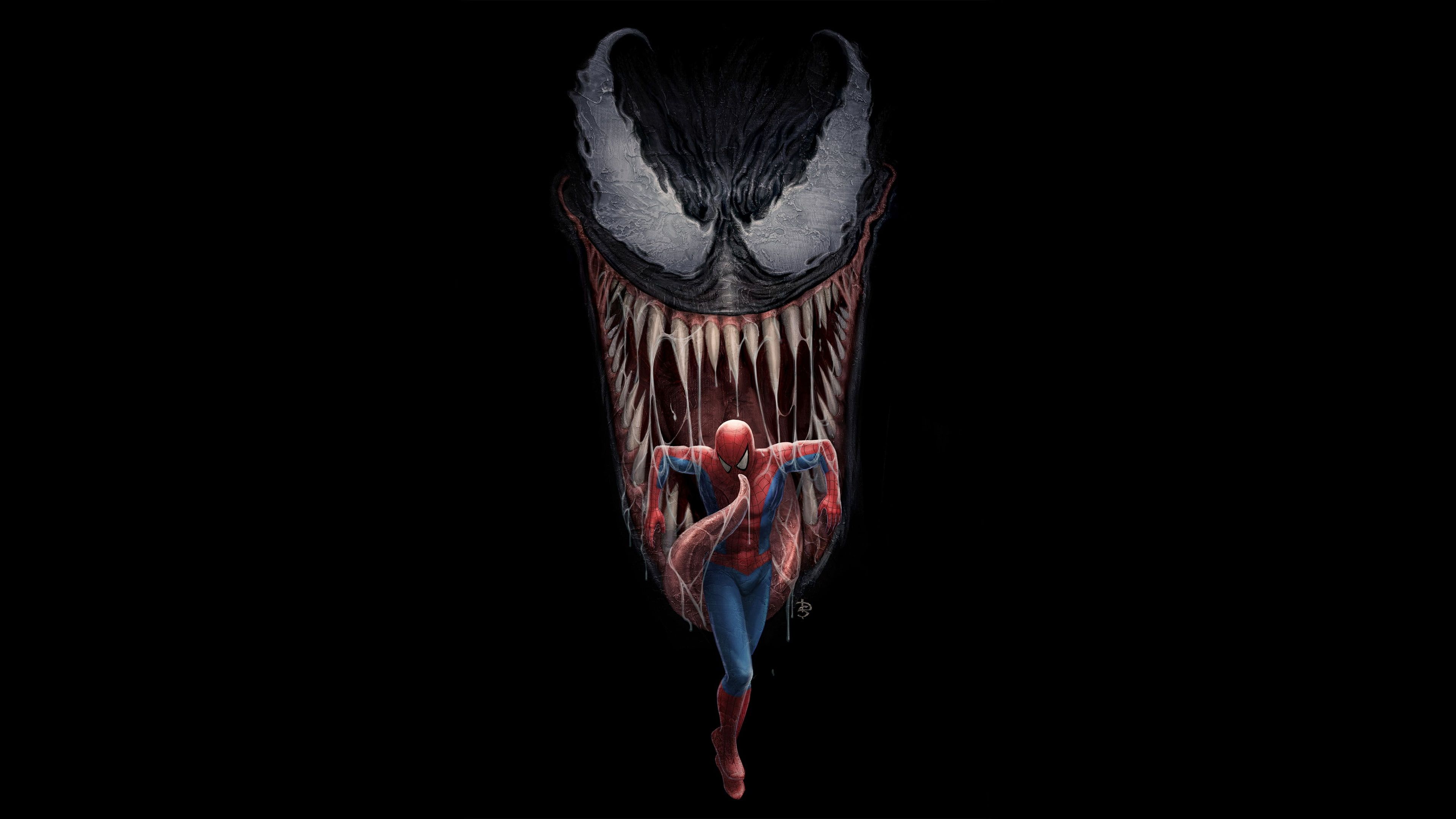 spiderman #venom #artwork k #hd digital art #superheroes #supervillain K #wallpaper #hdwallpaper #des. Spiderman artwork, Samsung wallpaper, Marvel wallpaper