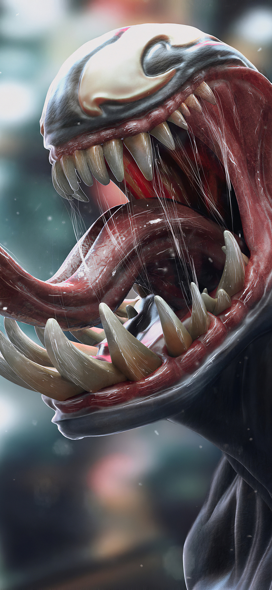 Venom 3D Art Tongue Art 4k iPhone XS, iPhone iPhone X HD 4k Wallpaper, Image, Background, Photo and Picture