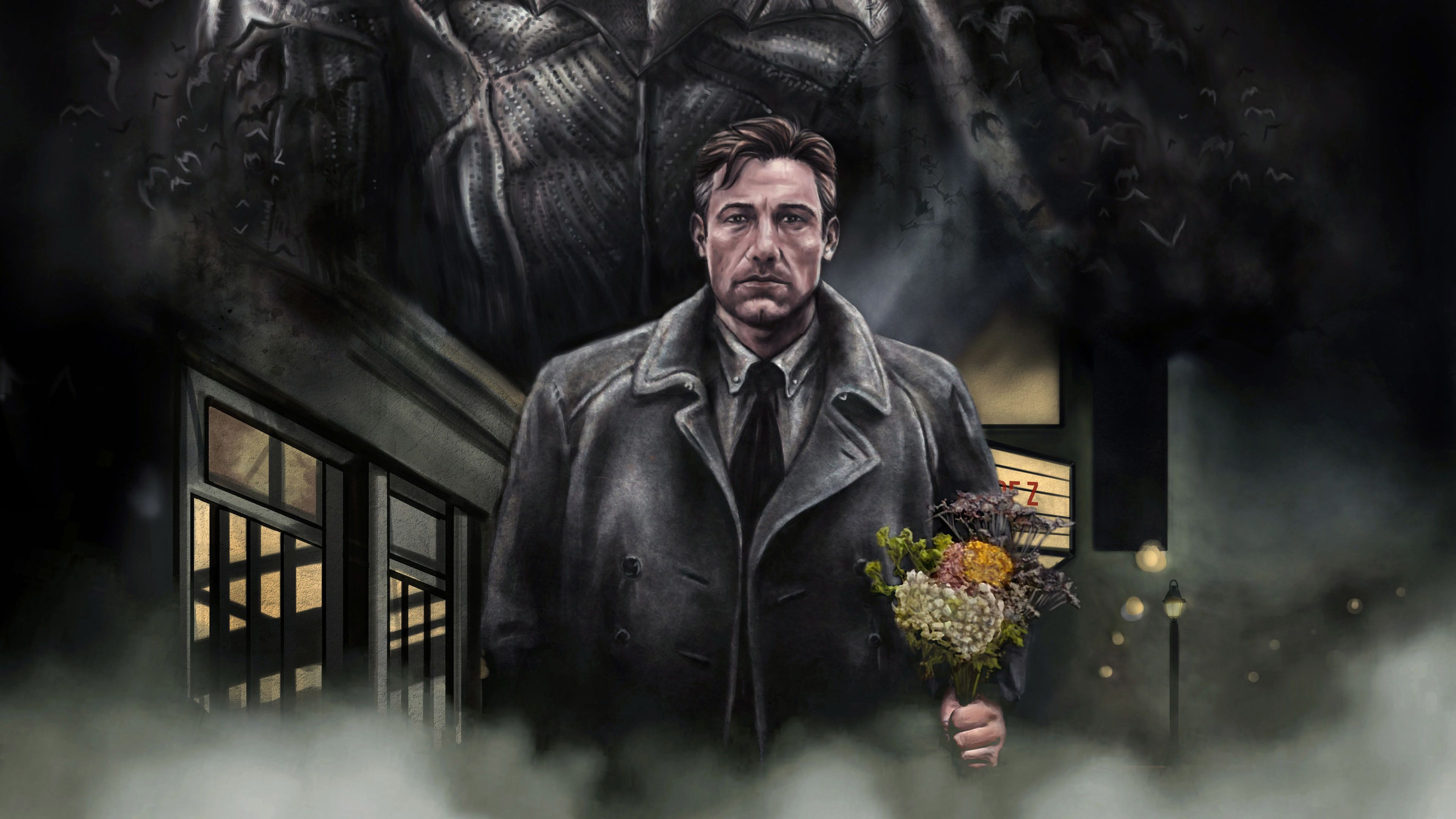 Ben Affleck Batman Artwork super heroes wallpaper, digital art wallpaper, batman wallpaper, artwo. Ben affleck batman, Batman artwork, Ben affleck batman movie