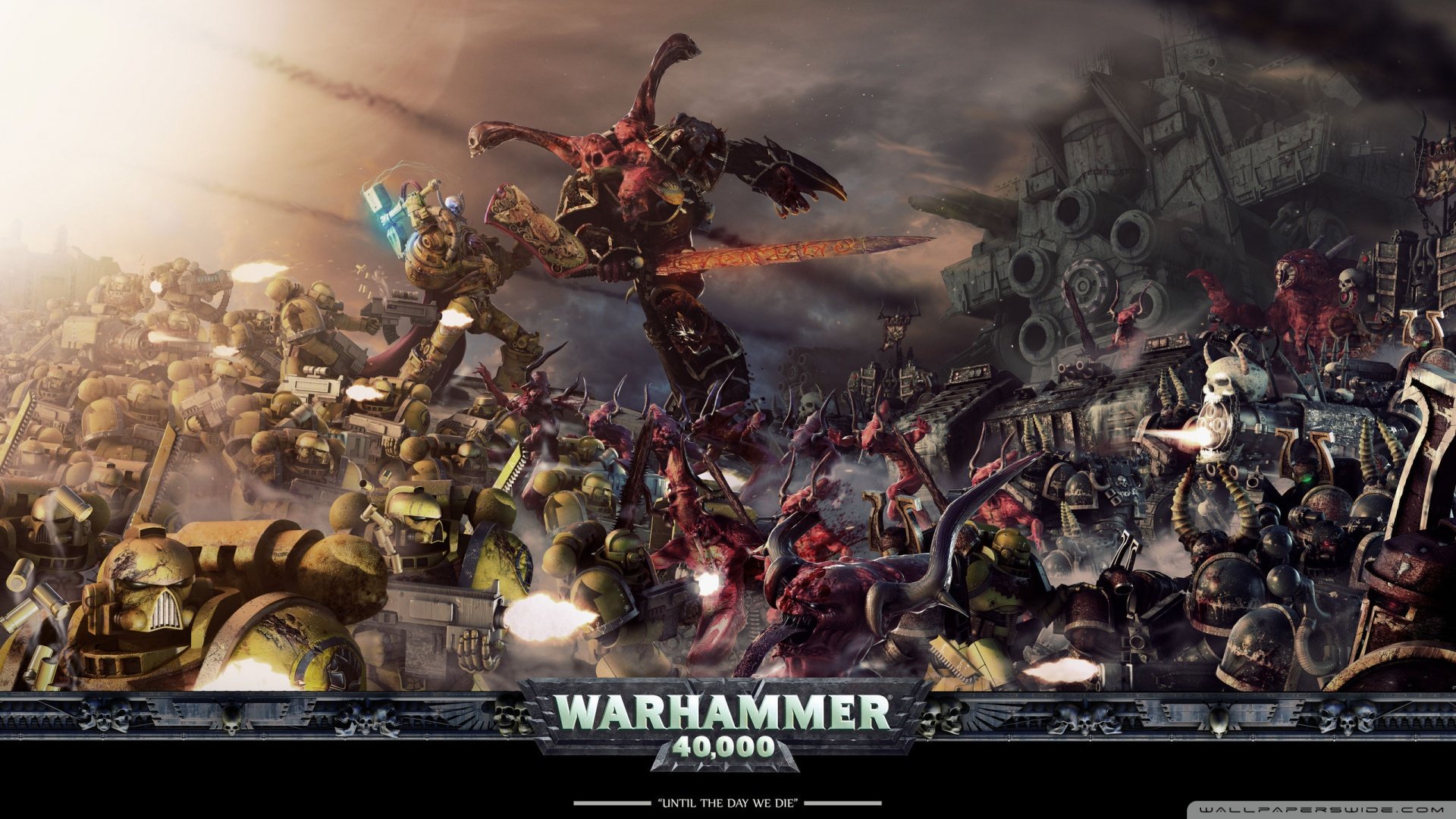 Warhammer 40000 Battle Ultra HD Desktop Background Wallpaper for 4K UHD TV, Tablet