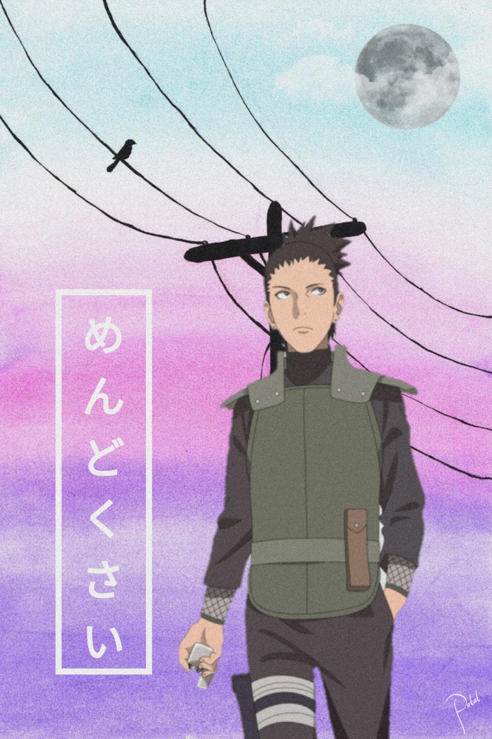 I made a shikamaru wallpaper: Naruto