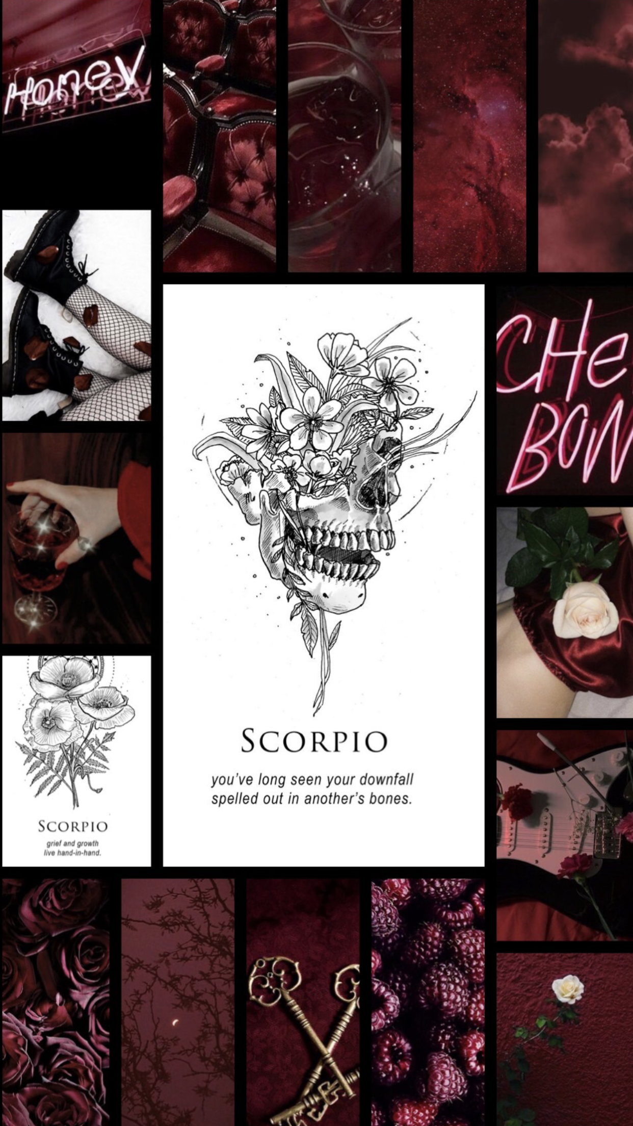 Scorpio aesthetic wallpaper. Scorpio art, Scorpio, Astrology scorpio art
