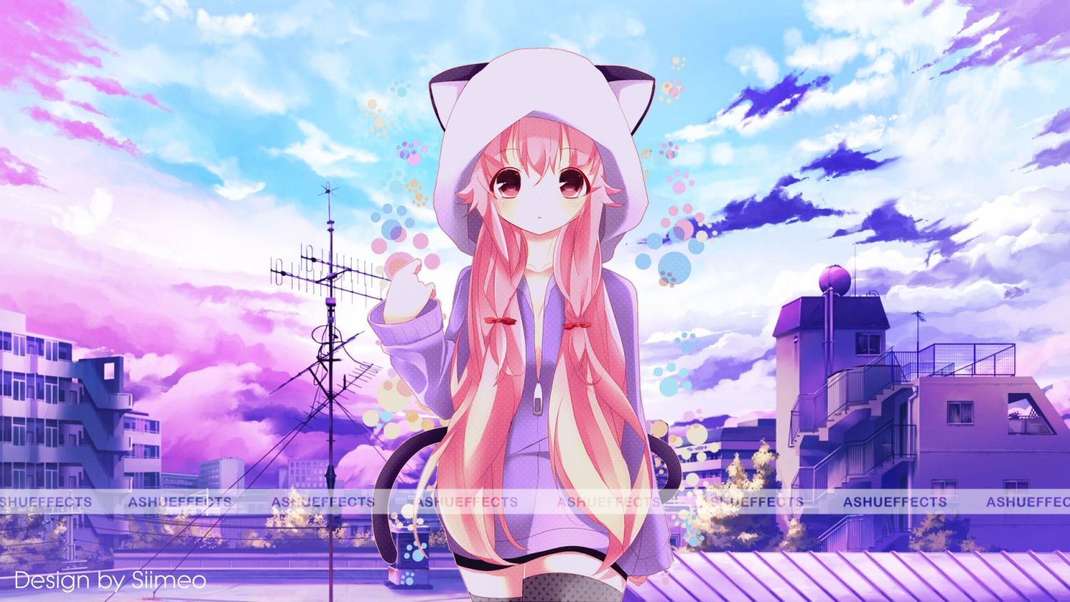 Anime Girl Background
