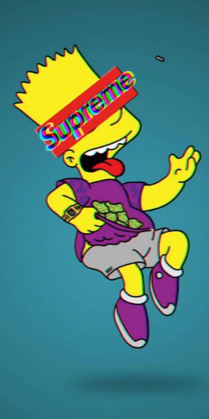 Gangster Bart Simpson Wallpaper