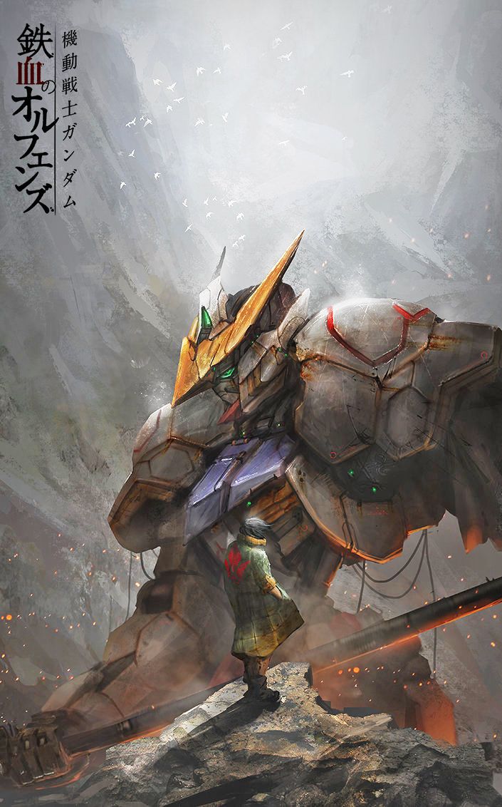 Iron Blooded Orphans. Gundam Wallpaper, Gundam Iron Blooded Orphans, Gundam Art