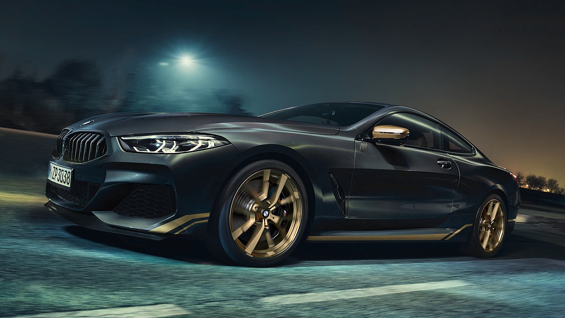 BMW 8 Series Black Coupe Picture Wallpaper