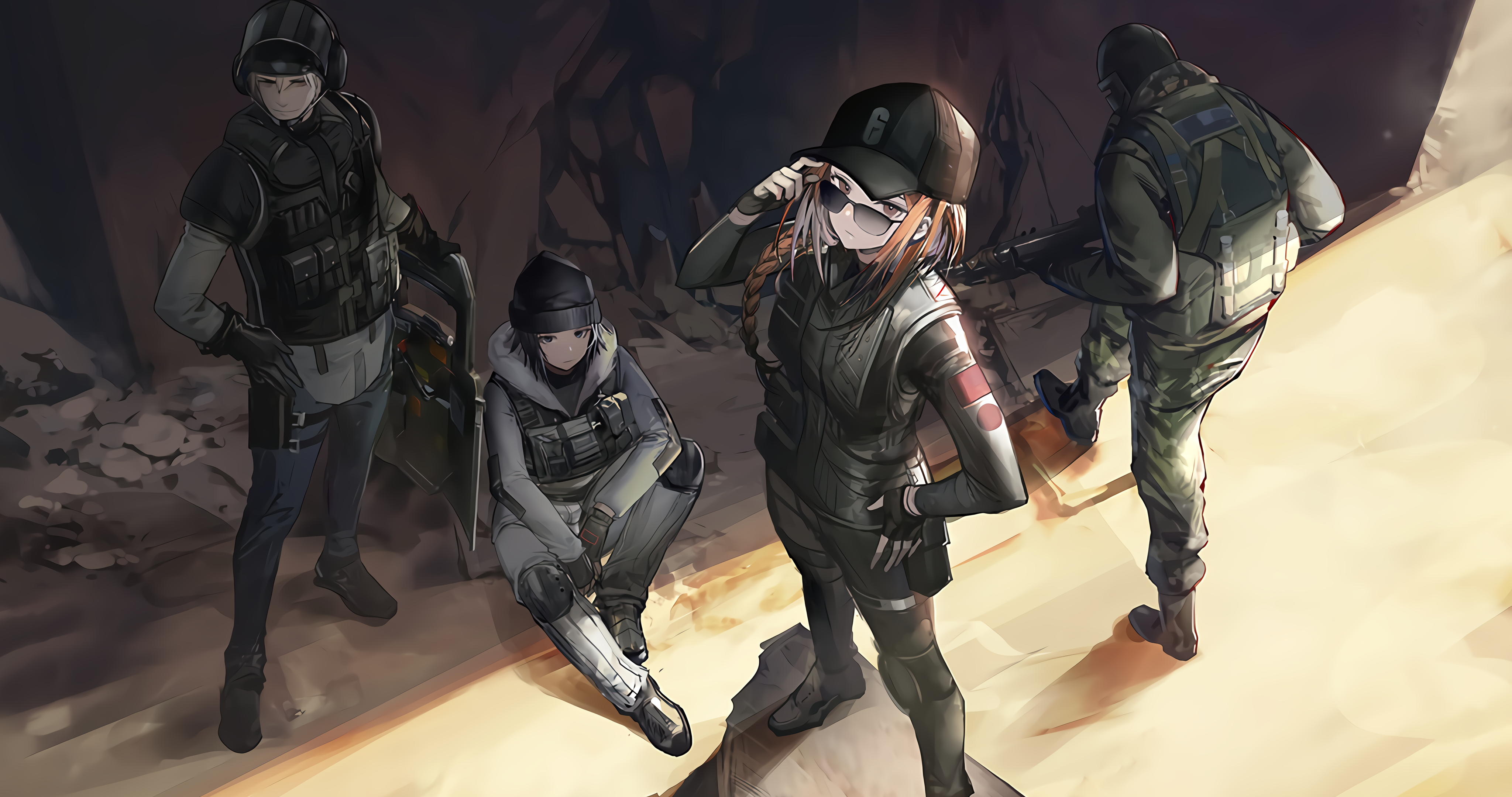 Ash (Rainbow Six: Siege) HD wallpaper, Background