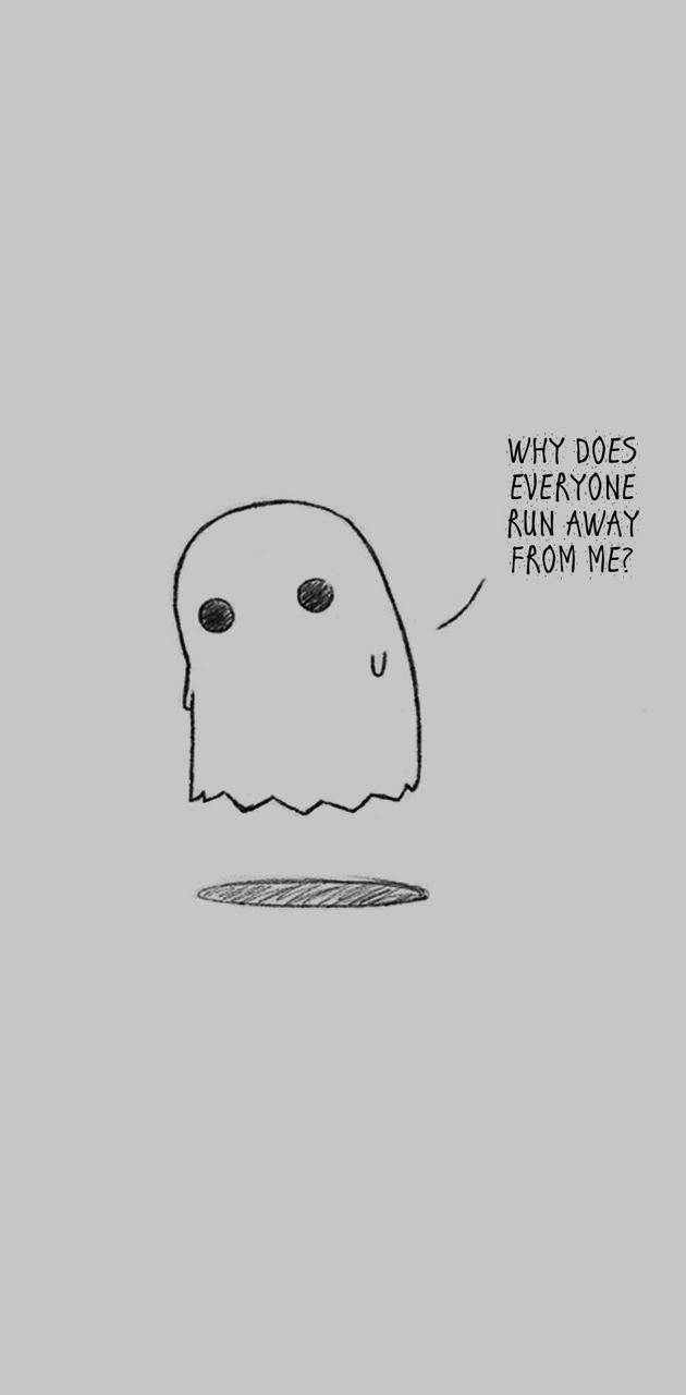 Lonely Ghost wallpaper