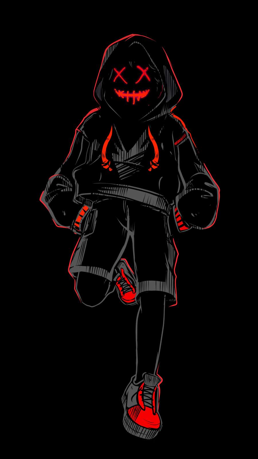 Hoodie Ghost IPhone Wallpaper Wallpaper, iPhone Wallpaper