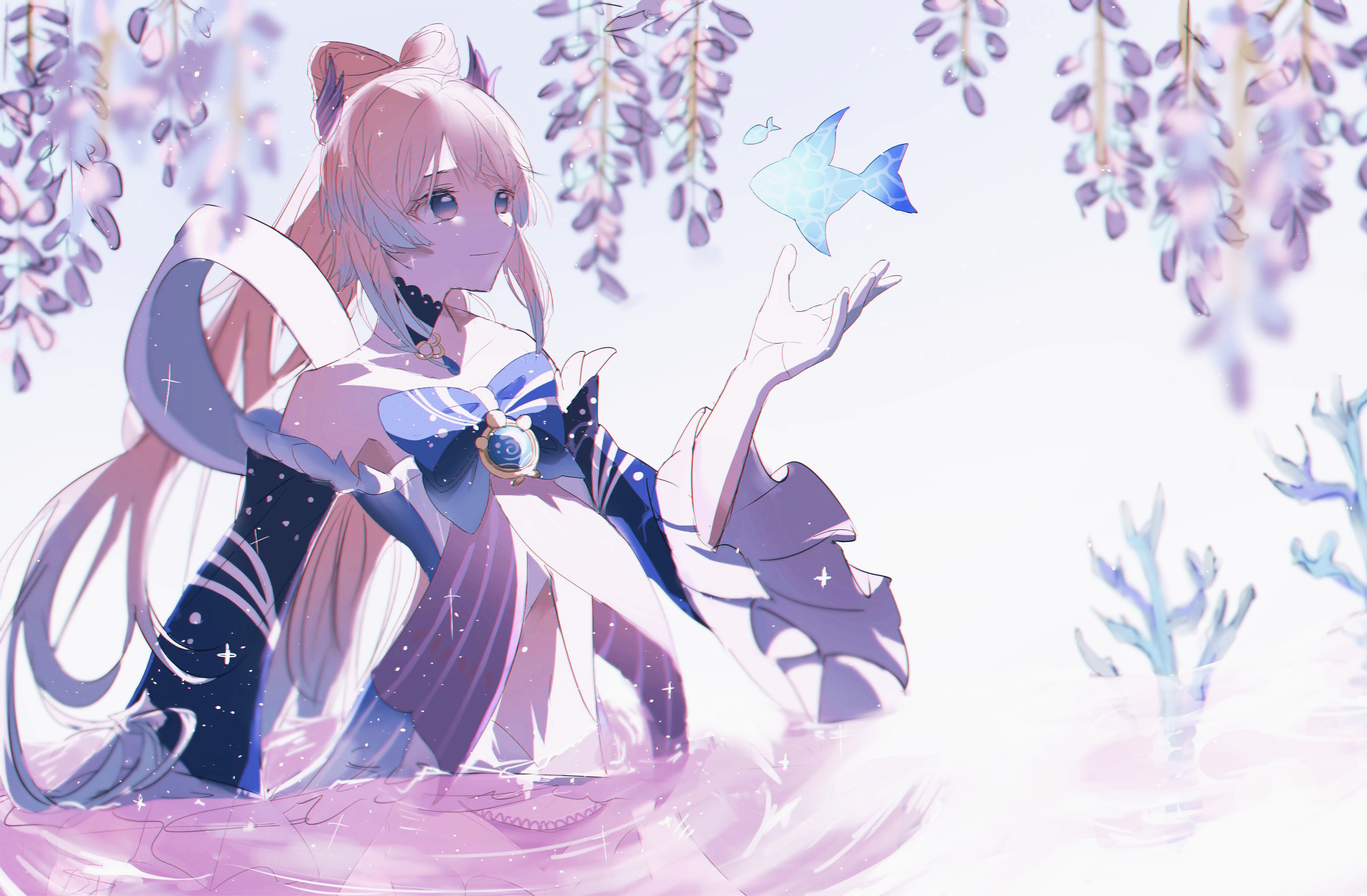 Sangonomiya Kokomi HD Wallpaper