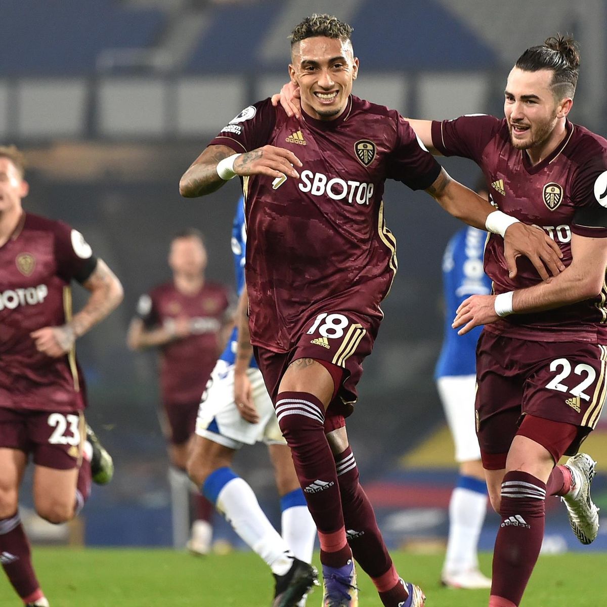 Everton v Leeds United, Premier League rocket gets Leeds back to winning ways at Everton