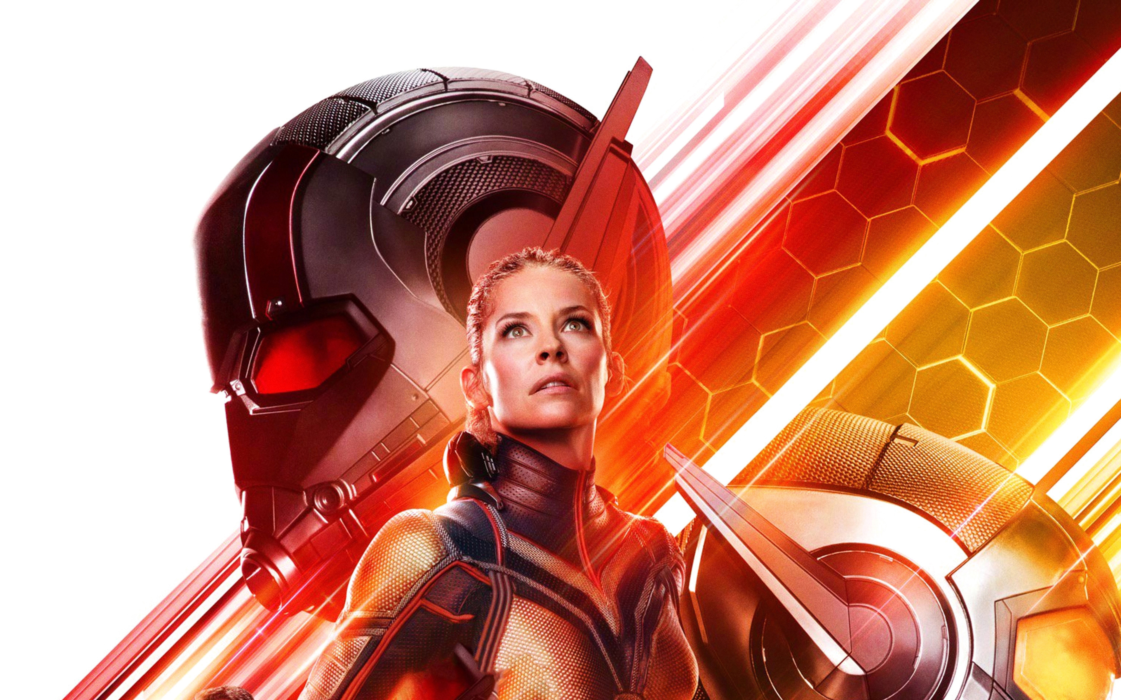 Download Wallpaper Ant Man, The Wasp, 4k, 2018 Movie, Superheroes, Hope Van Dyne, Ant Man And The Wasp, Evangeline Lilly For Desktop With Resolution 3840x2400. High Quality HD Picture Wallpaper