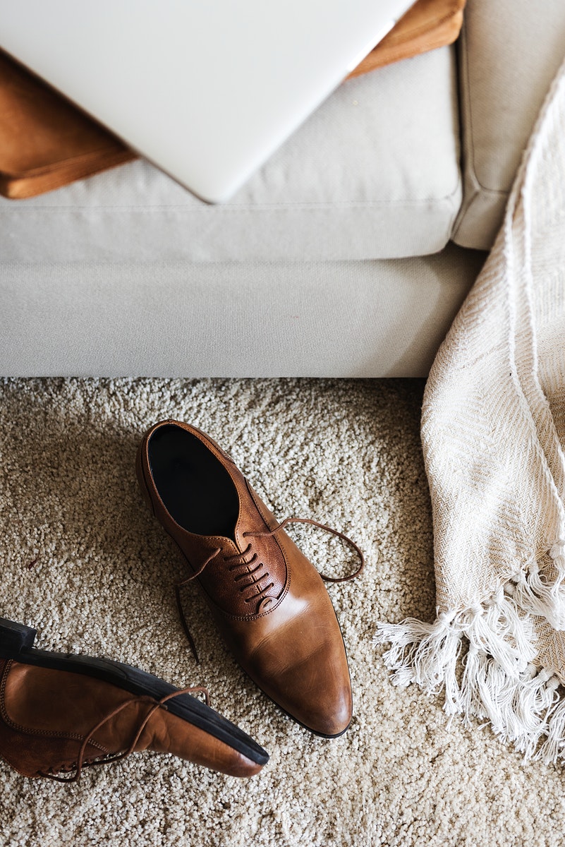 Sofa Shoe Image Wallpaper