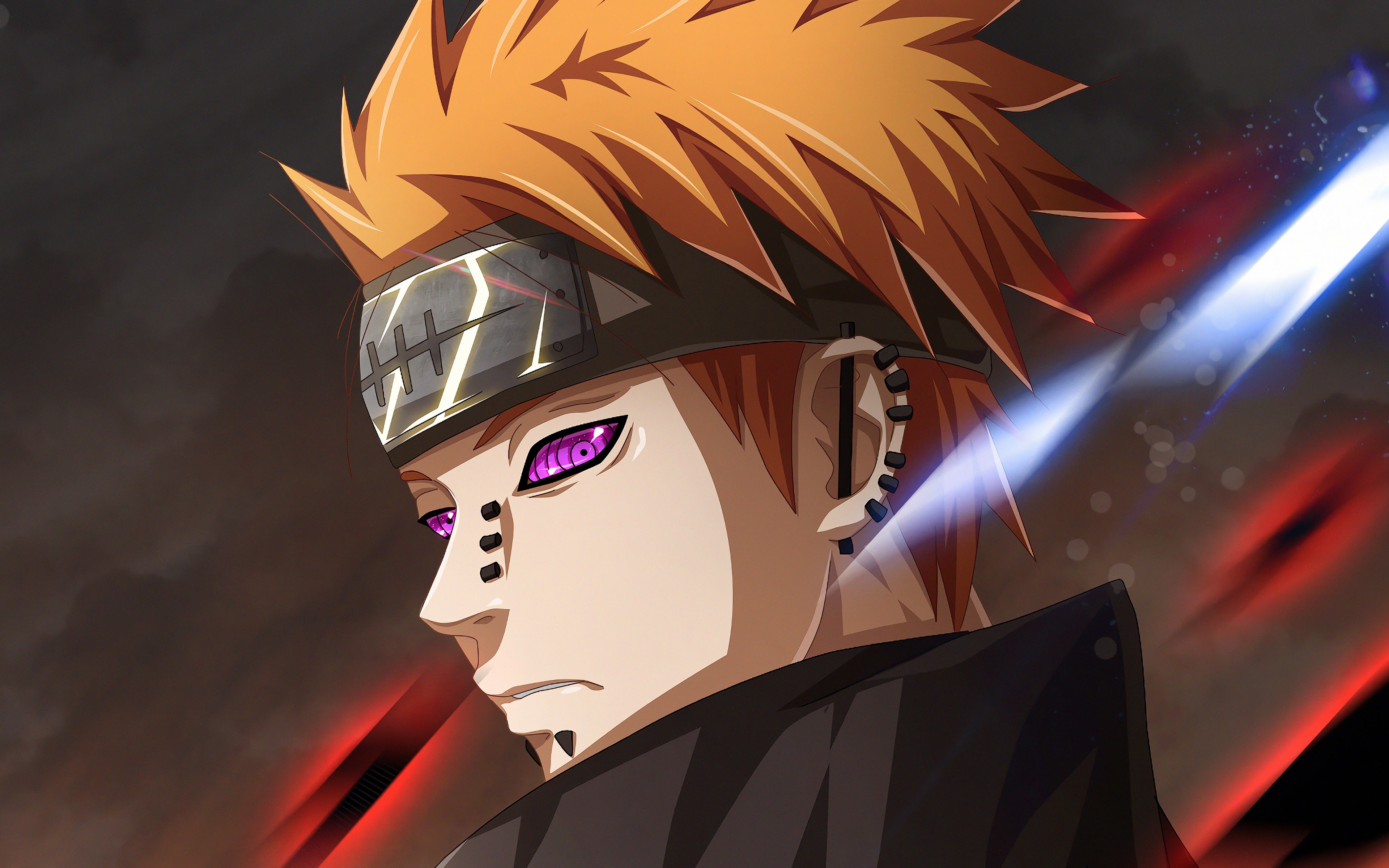 Pain Nagato Akatsuki 4K Wallpaper