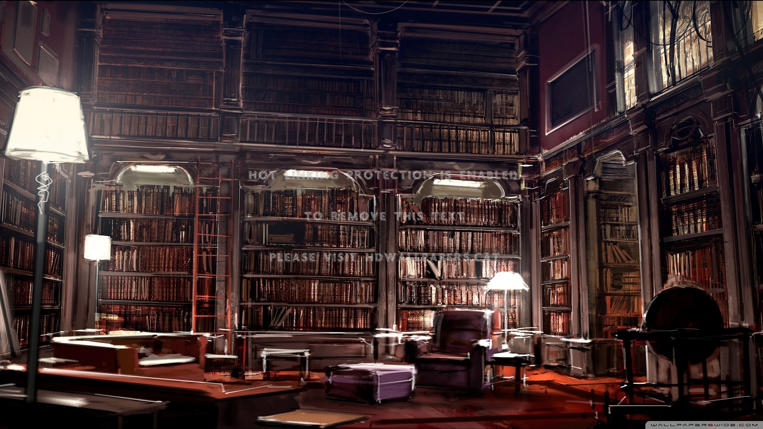 Autumn Library Wallpapers Wallpaper Cave