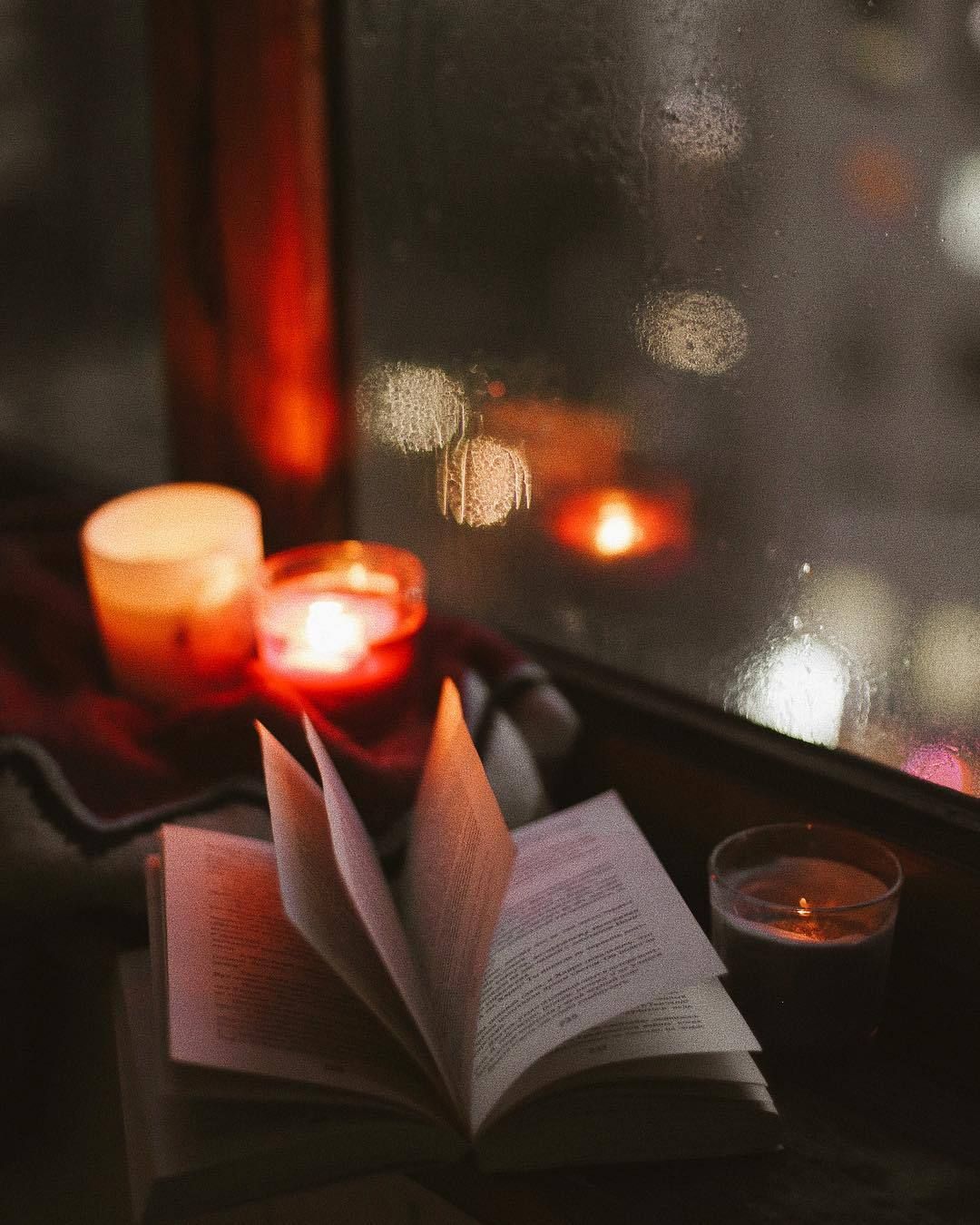 autumncozy November 06 2018 at 07:40PM. Book candle, Candles photography, Candles