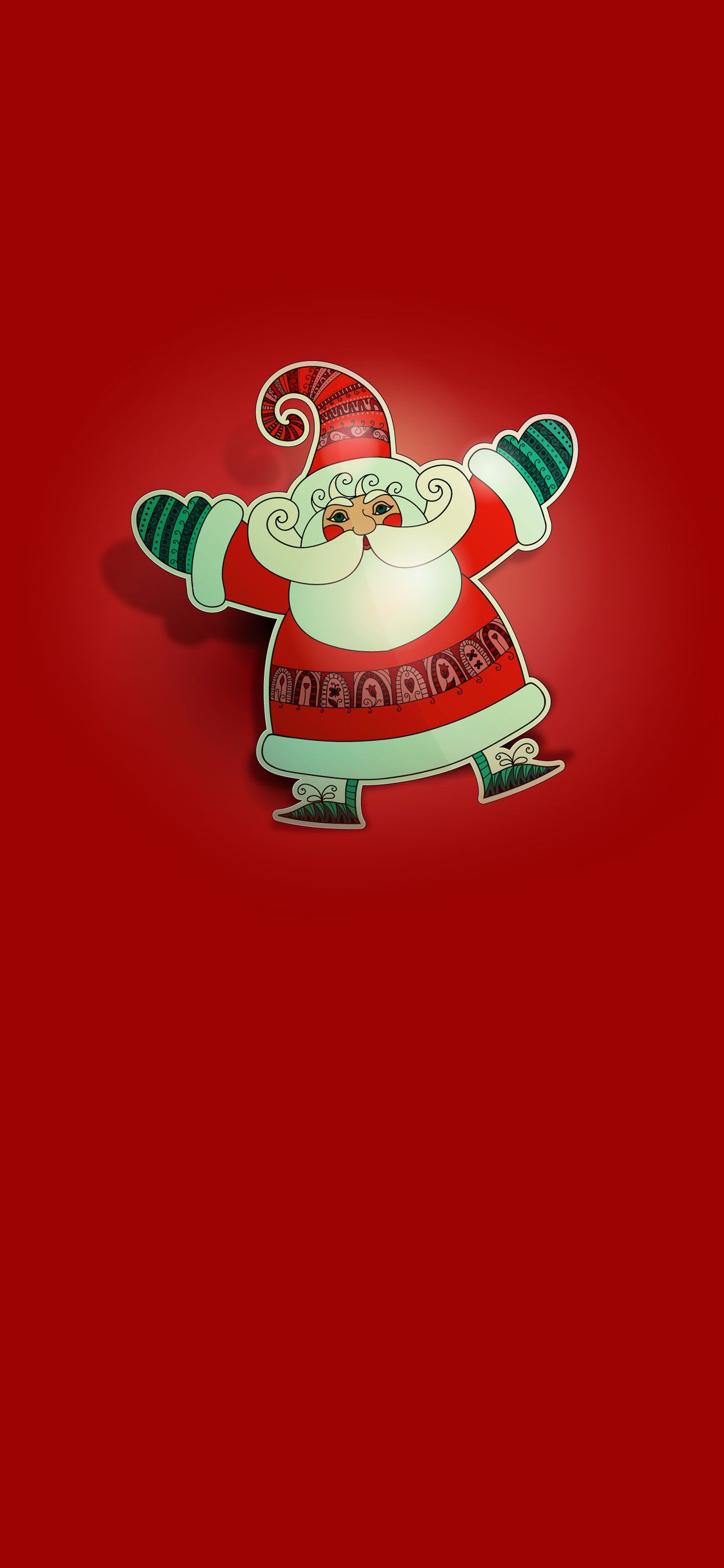 Santa iPhone Wallpaper