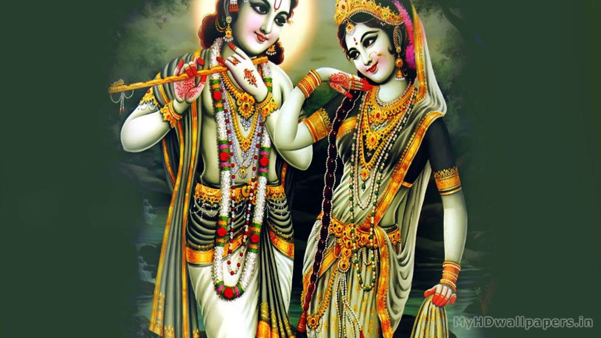 Lord Radha Krishna Desktop Wallpaper