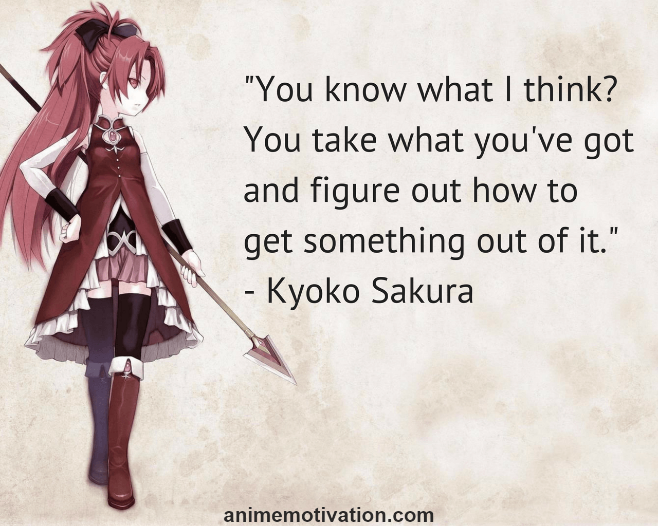 Anime Girl Quotes Wallpaper