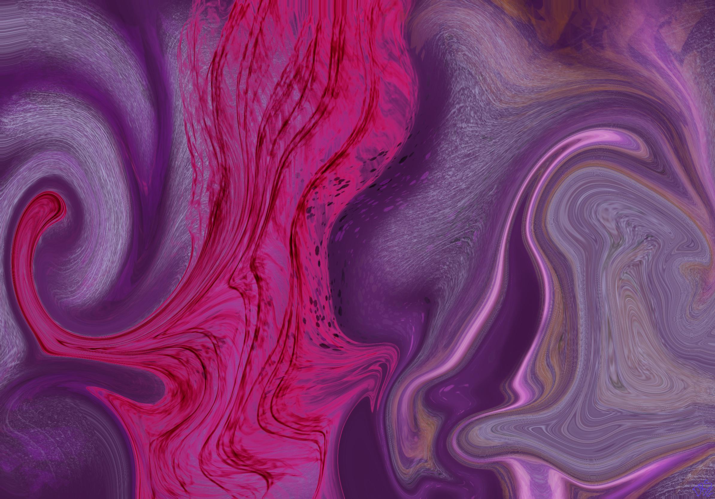 Liquid Purple Wallpaper