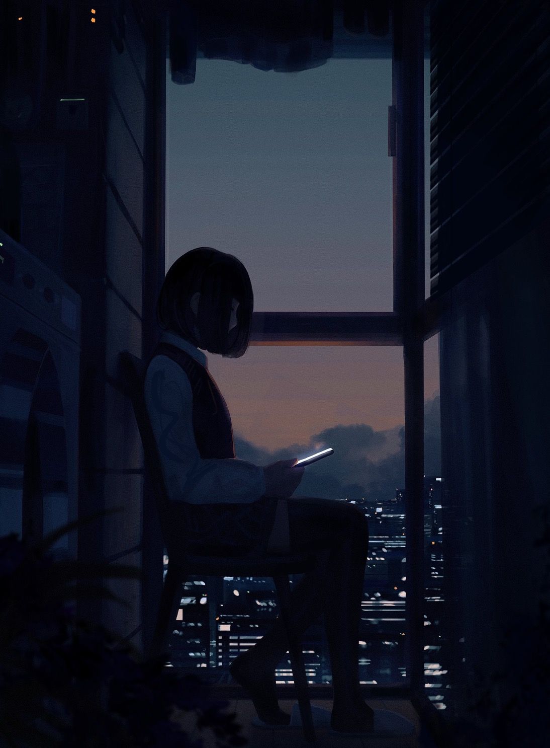 sketch balcony. Anime scenery wallpaper, Anime scenery, Anime art girl