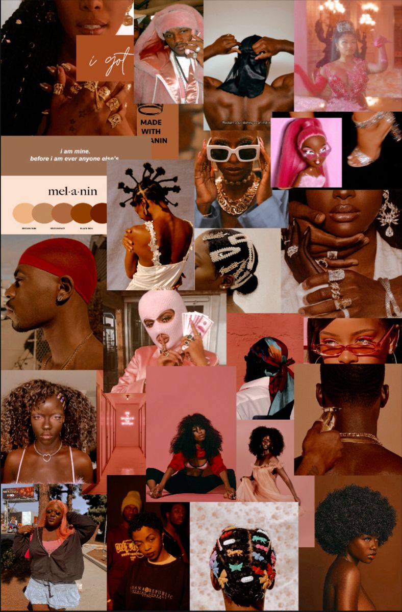 Aesthetic melanin wallpaper. Black aesthetic wallpaper, Black girl magic art, Black art picture