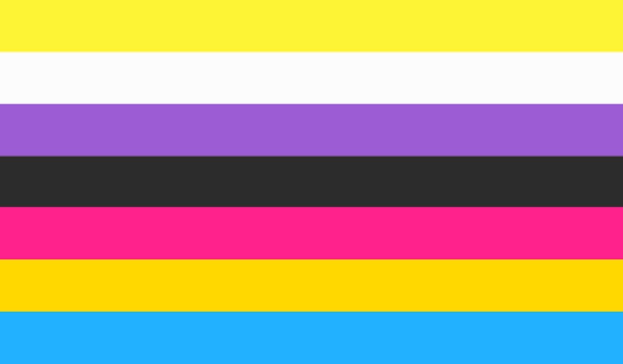 Hey, does anybody have any genderfluid and pansexual wallpaper (the flag colors)?