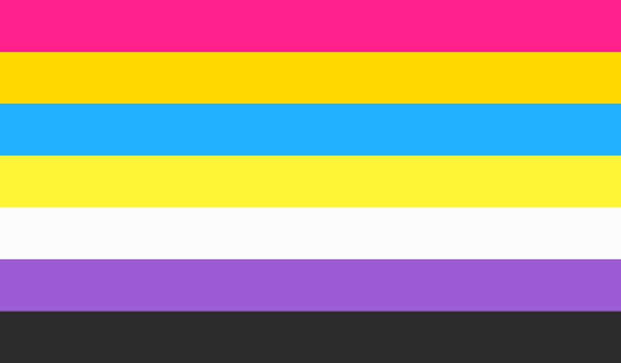 Hey, does anybody have any genderfluid and pansexual wallpaper (the flag colors)?