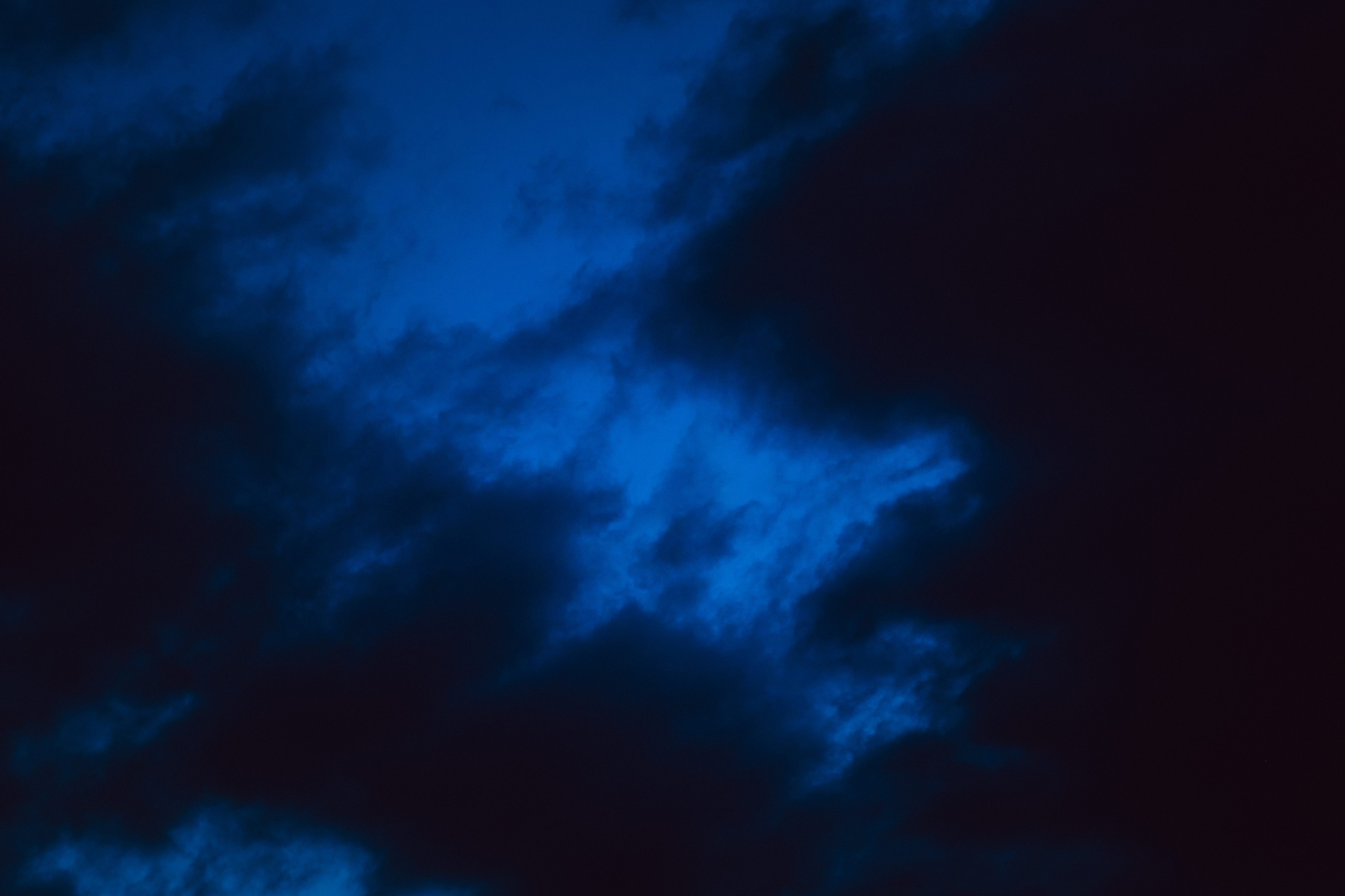 Download wallpaper 4851x3234 clouds, sky, night HD background