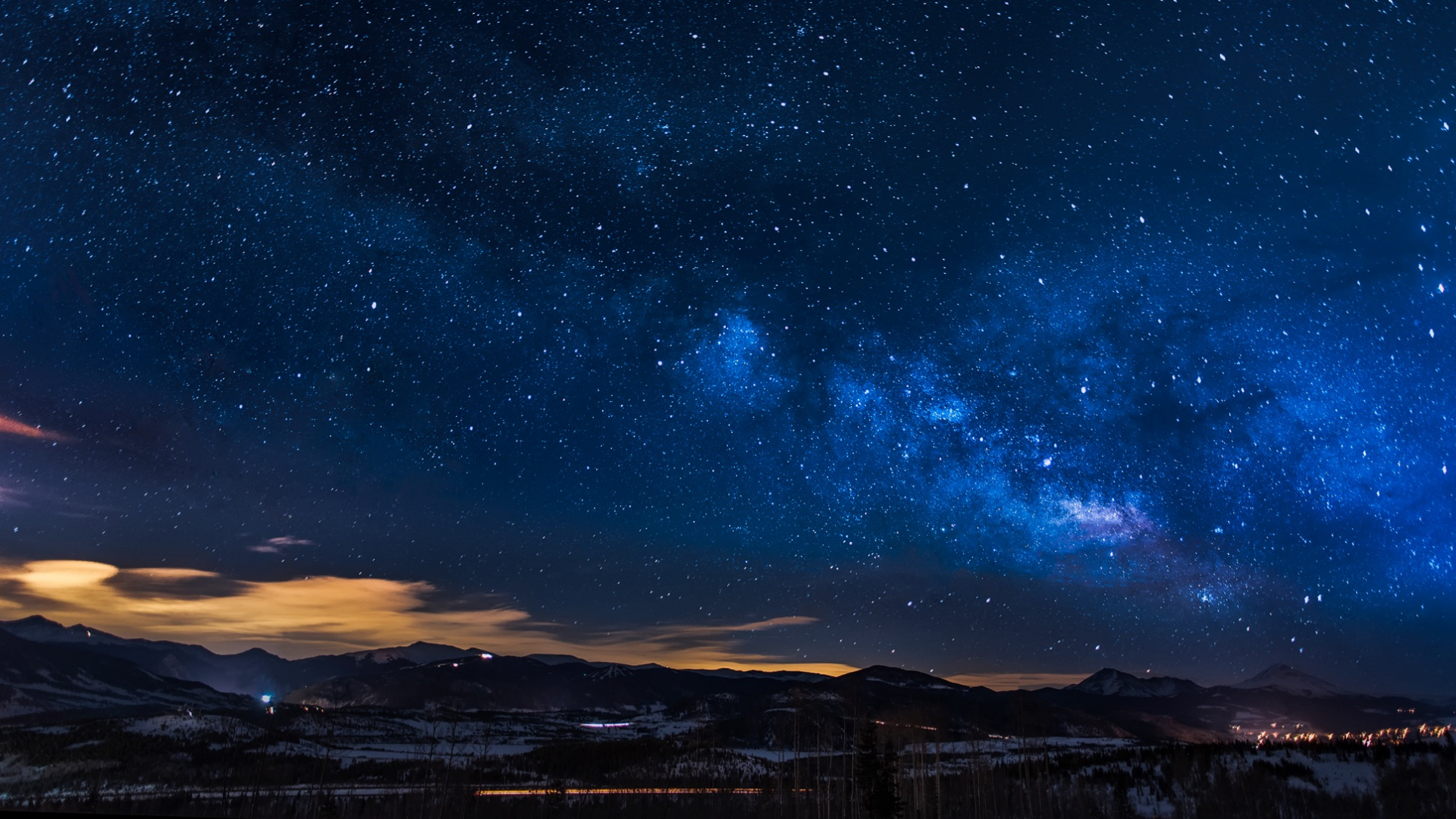Desktop Wallpaper Colorado Sky, Clouds, Night, Stars, Milky Way Galaxy, HD Image, Picture, Background, Wvpca1