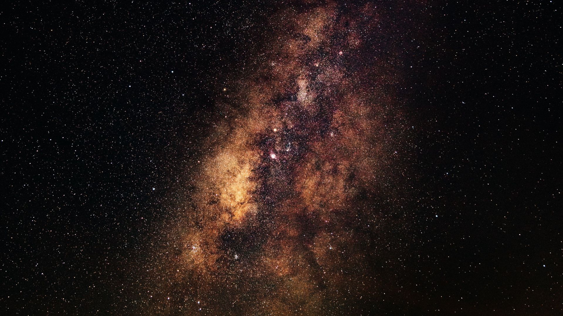 Desktop wallpaper starry sky, clouds, night, galaxy, dark, HD image, picture, background, 2bd8b7