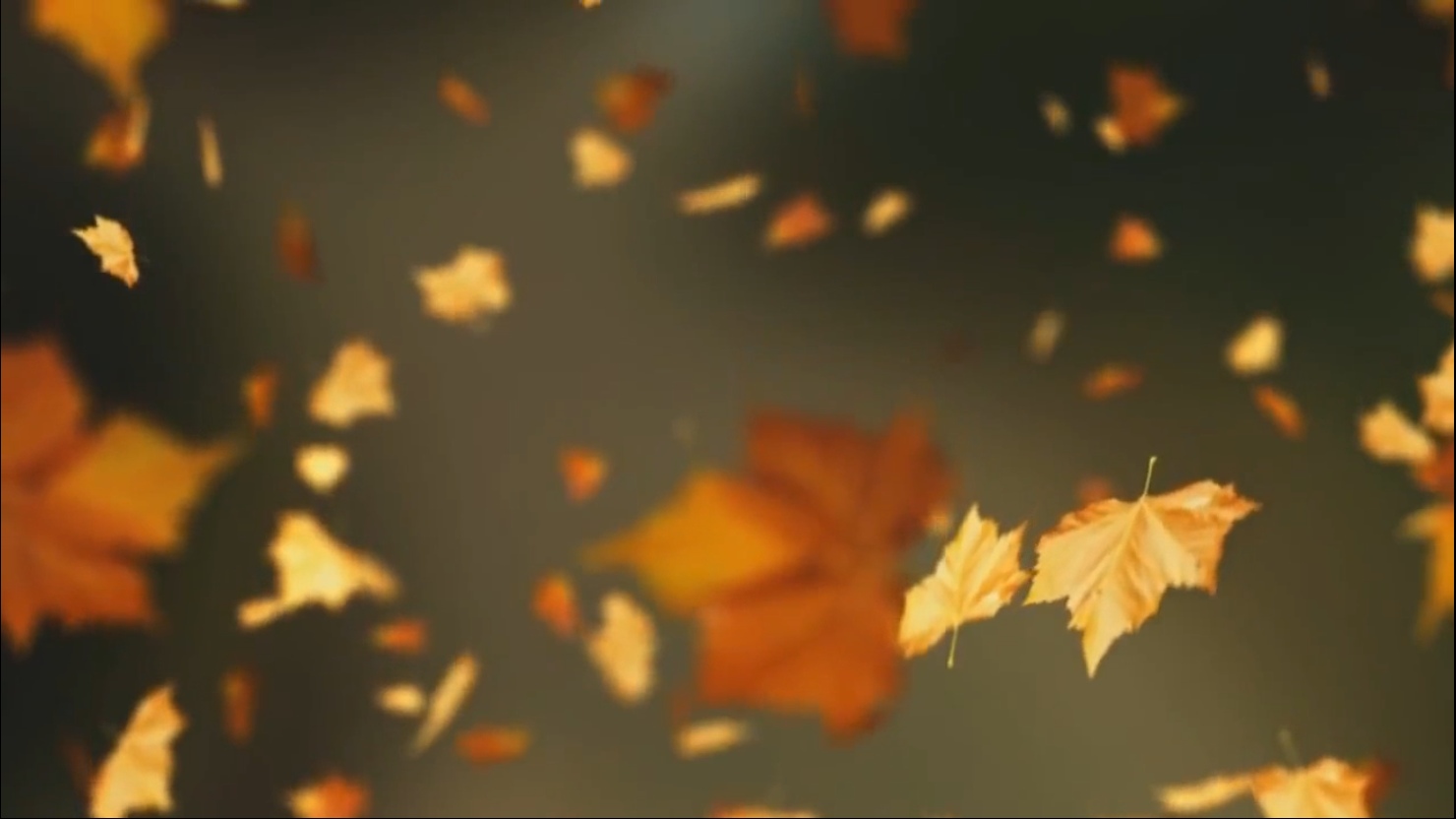 Осенний бал фон с падающими листьями