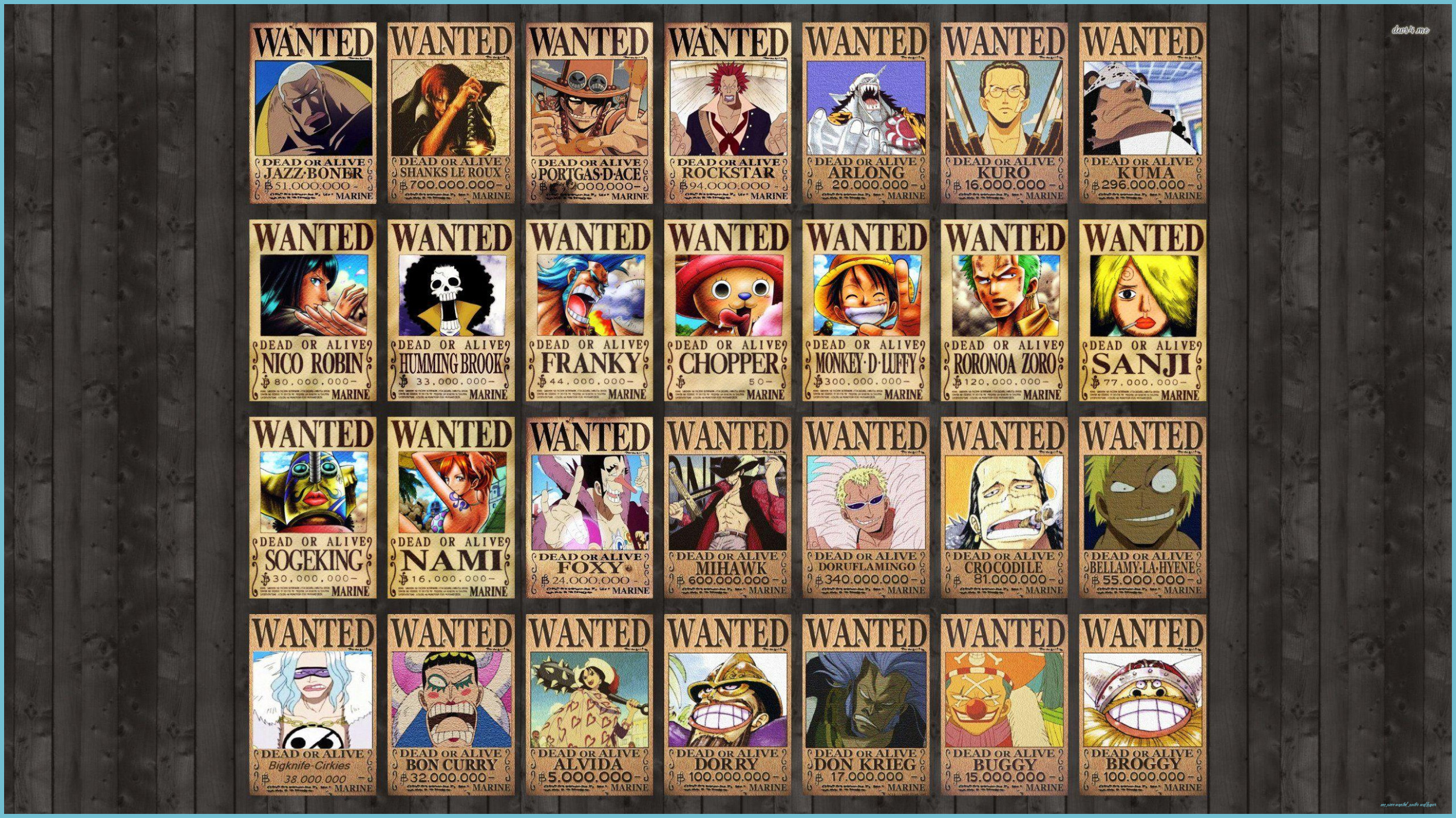 Wanted Poster One Piece Wallpaper Piece Wanted Poster Wallpaper