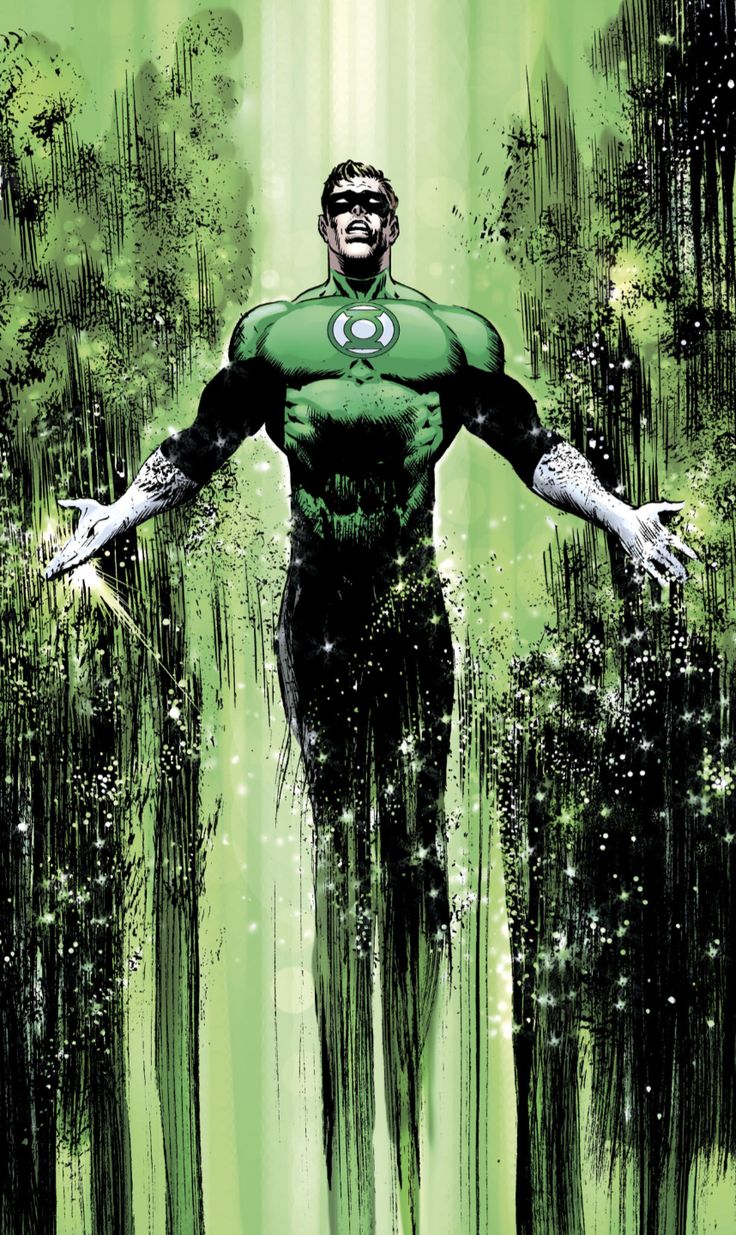 Green Lantern Hal Jordan. Green