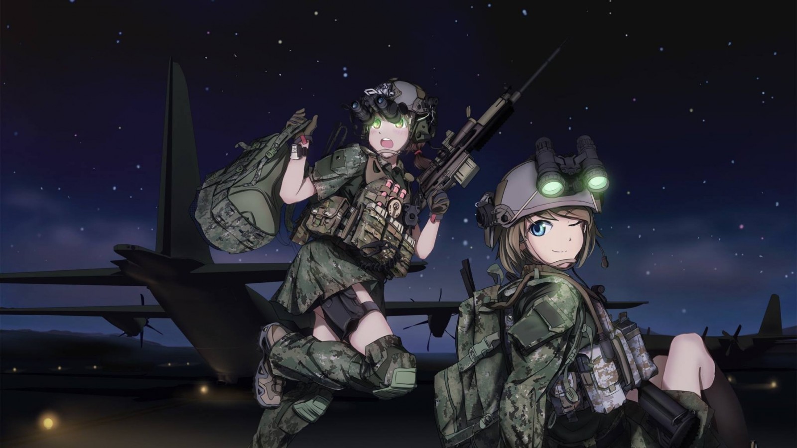 anime, soldier, manga, TC screenshot, computer wallpaper. Mocah HD Wallpaper