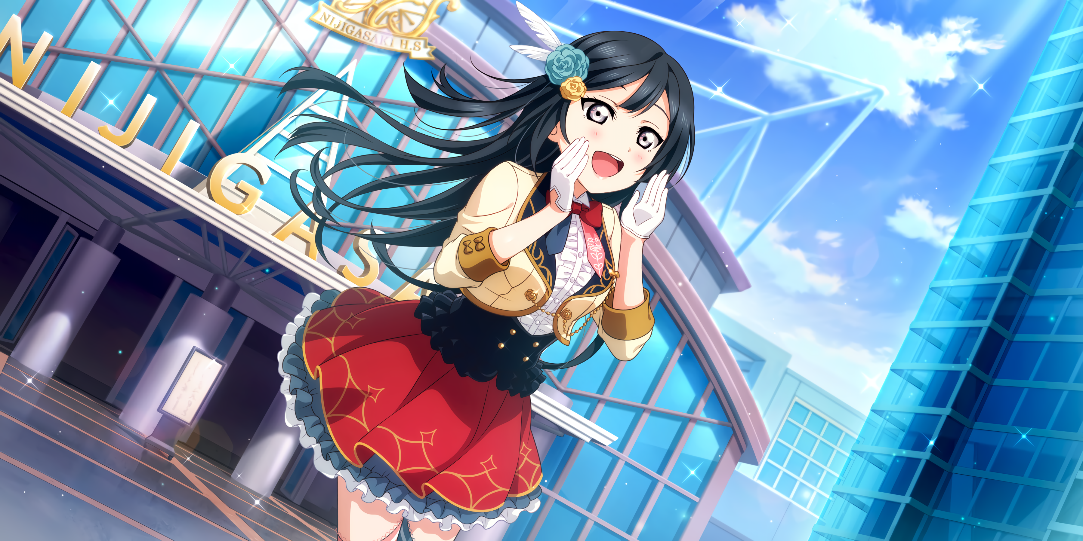 Wallpaper, Love Live, Love Live Series, Yuki Setsuna 3600x1800