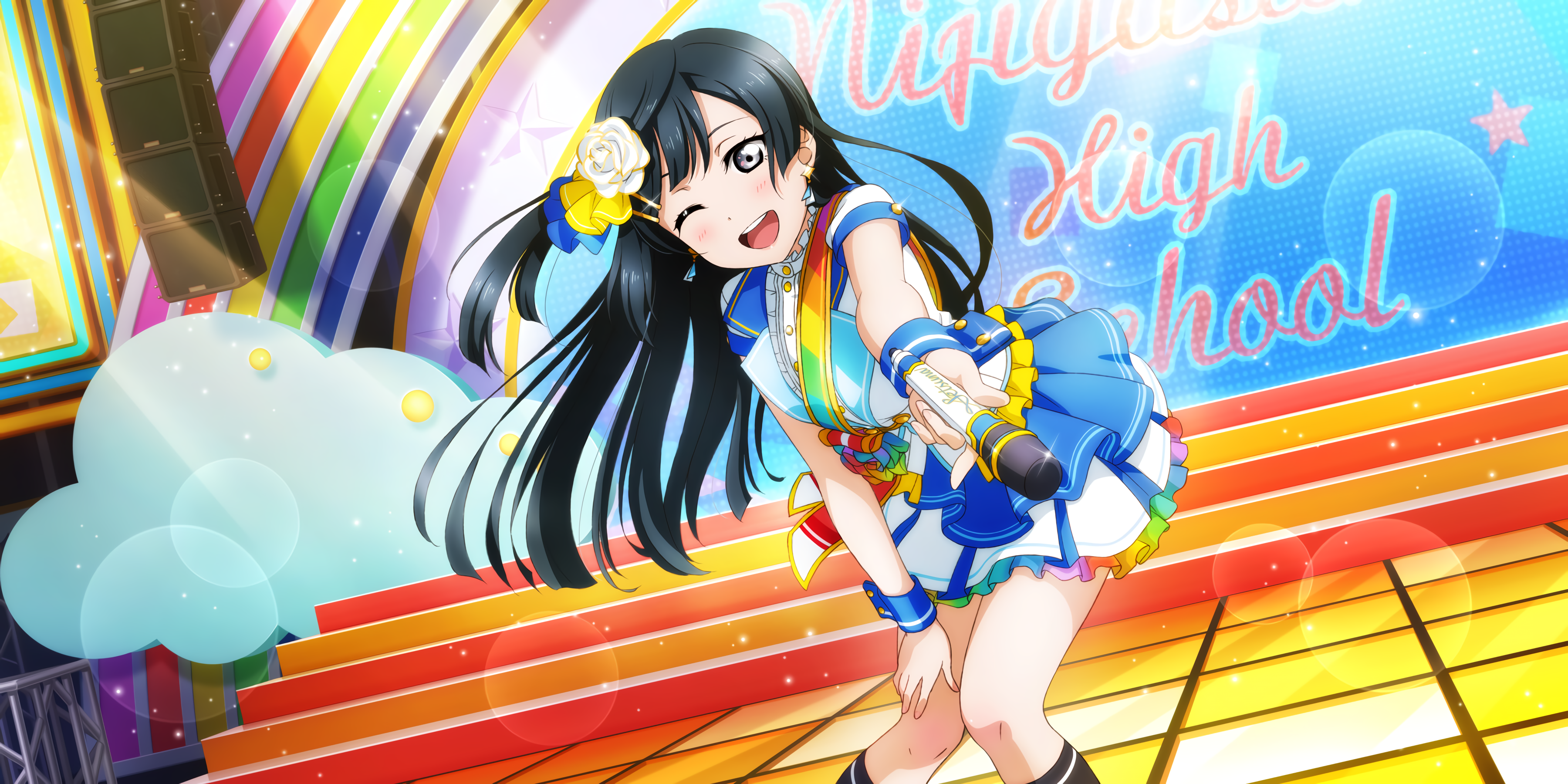 Wallpaper, Love Live, Love Live Series, Yuki Setsuna 3600x1800