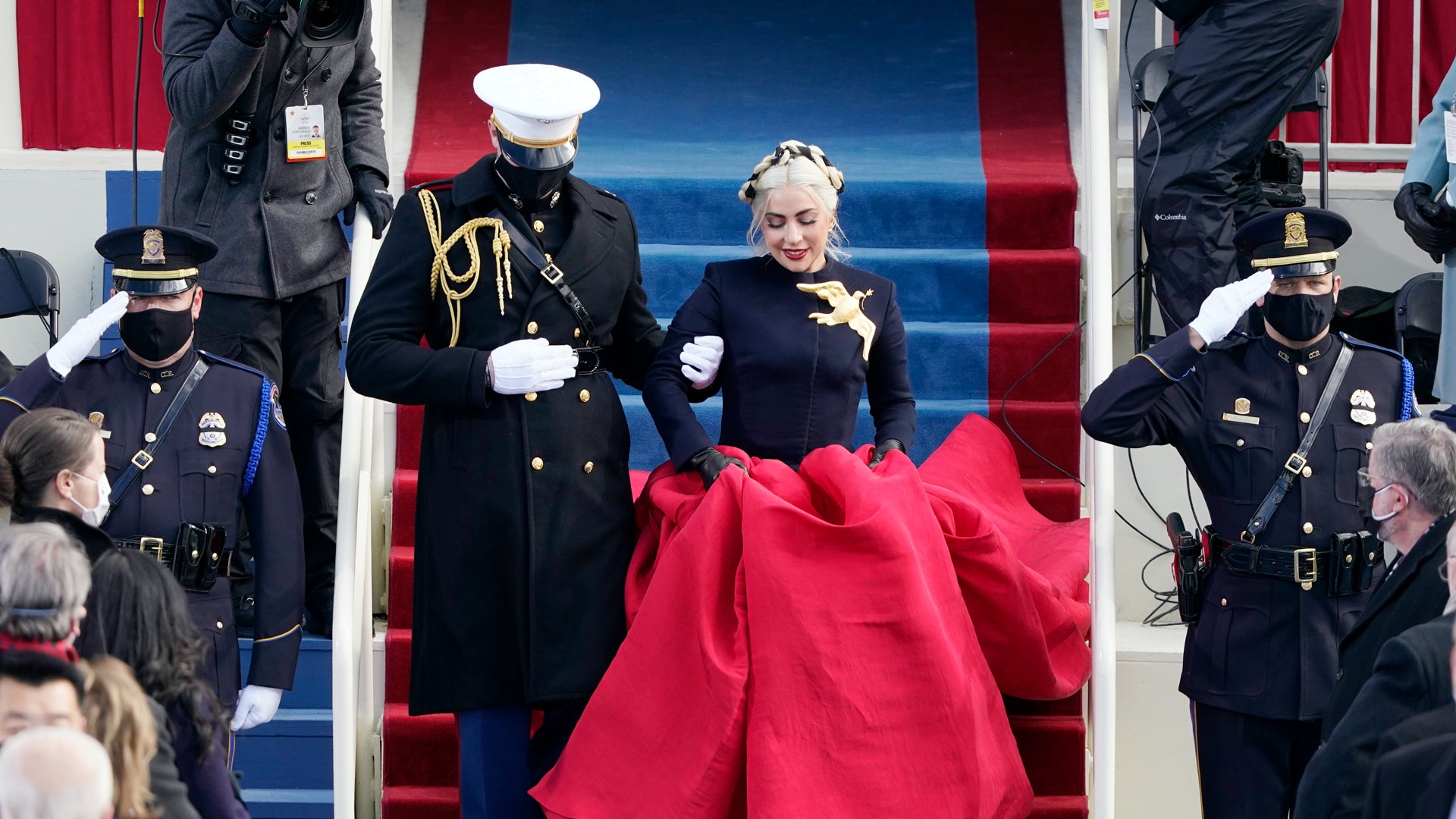 Meet the Marine from this viral Inauguration Day photo with Lady Gaga