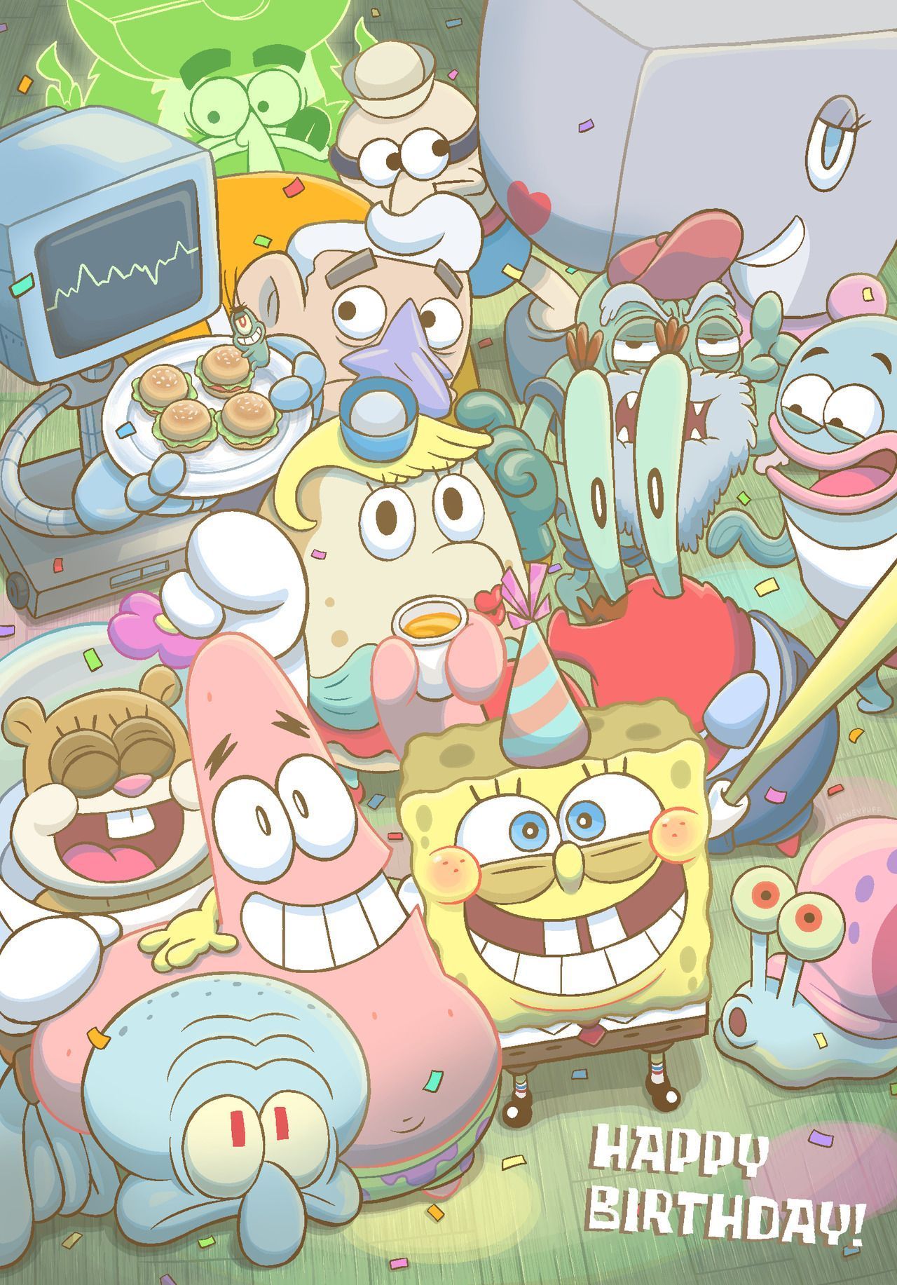 Rain maker. Spongebob wallpaper, Cute cartoon wallpaper, Cartoon wallpaper iphone