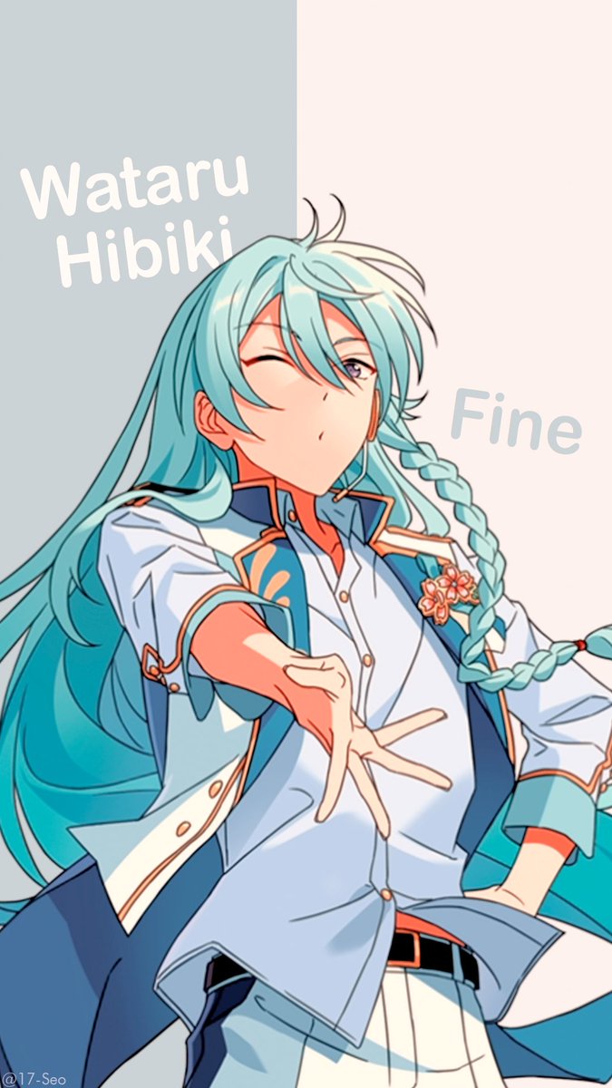 Seo 狼 Wataru Hibiki [Ensemble Stars] no resourse used is mine